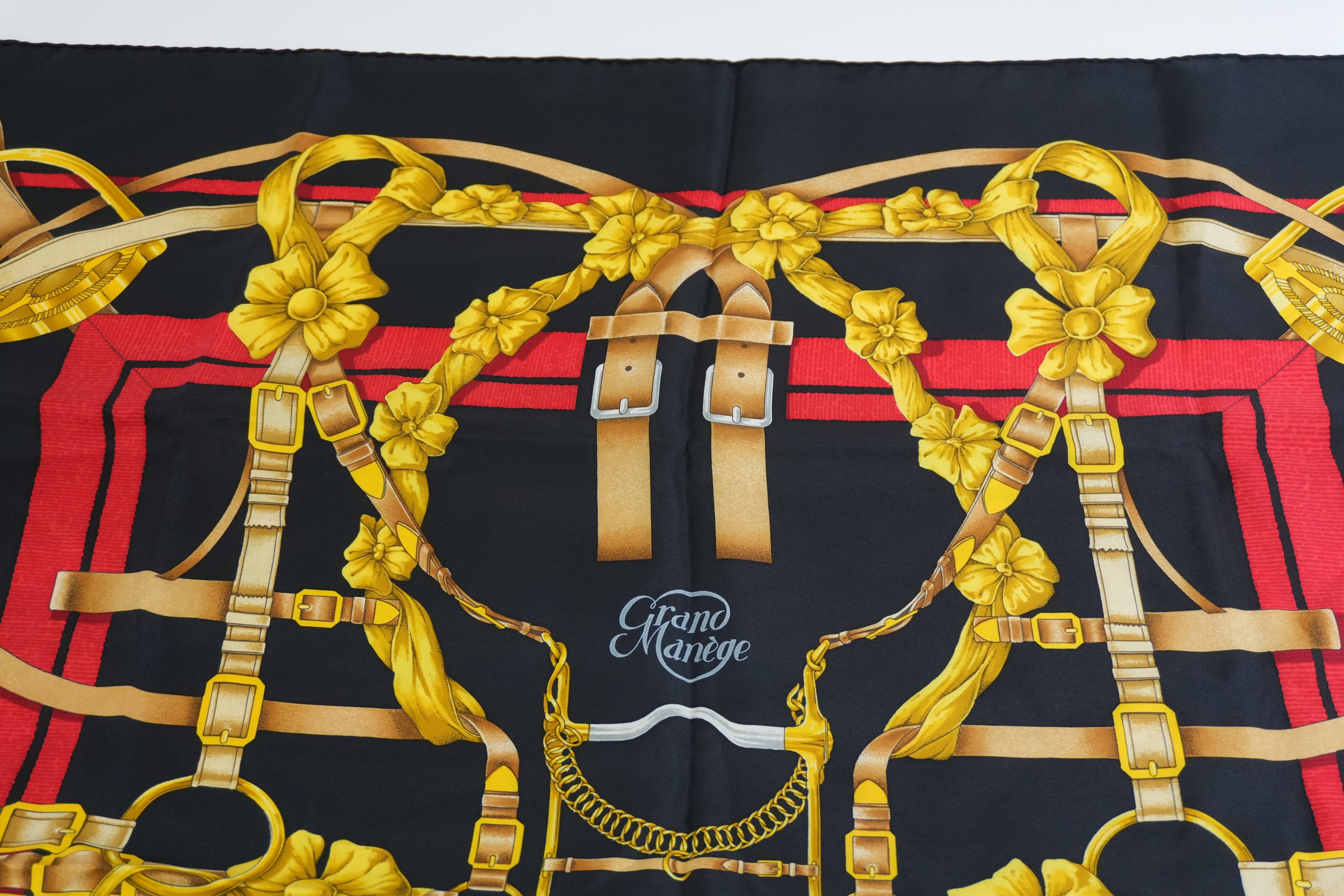 Pre-owned Hermes Scarf Black