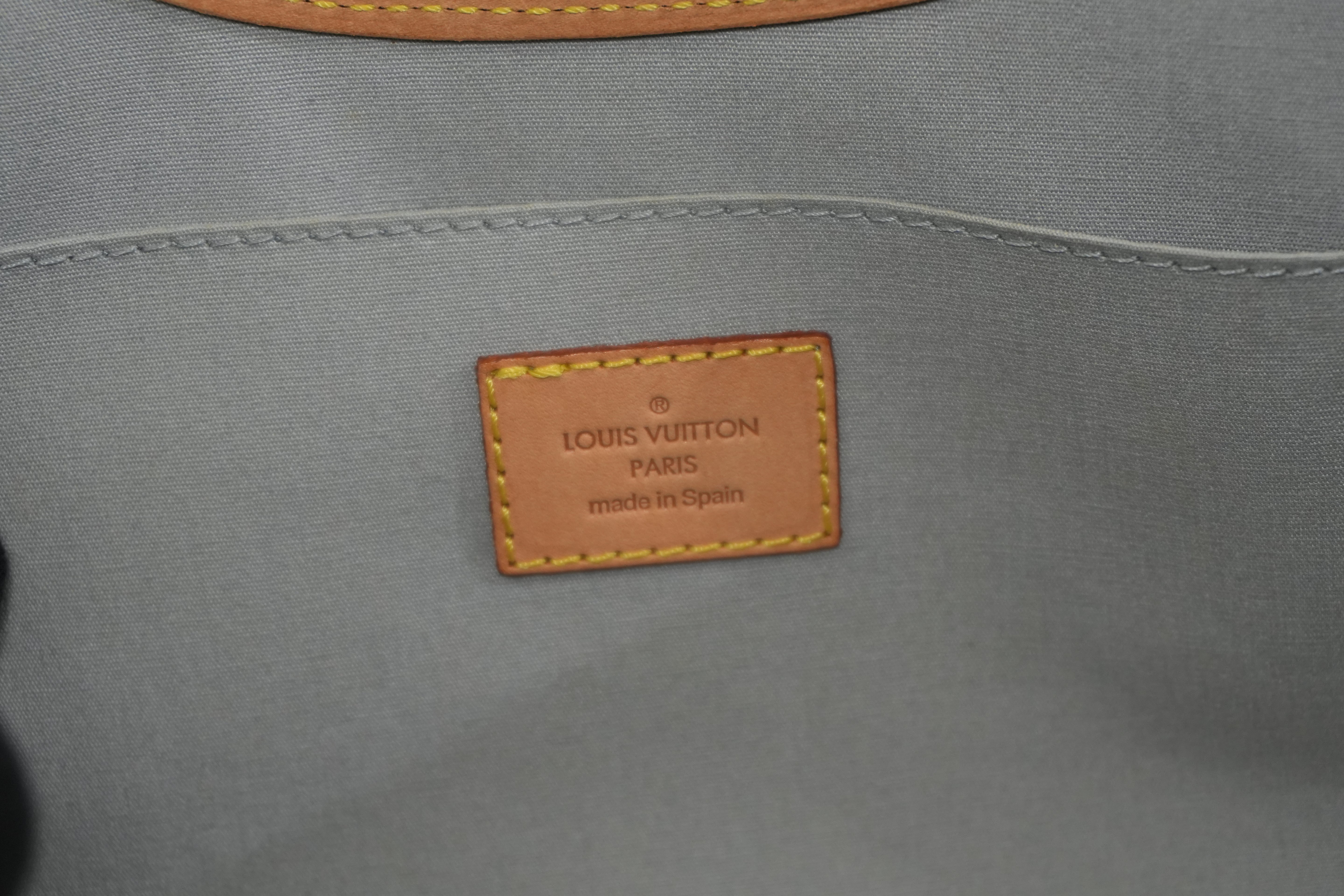 Pre-owned Louis Vuitton Vernis Roxbury Shoulder Bag Yellow