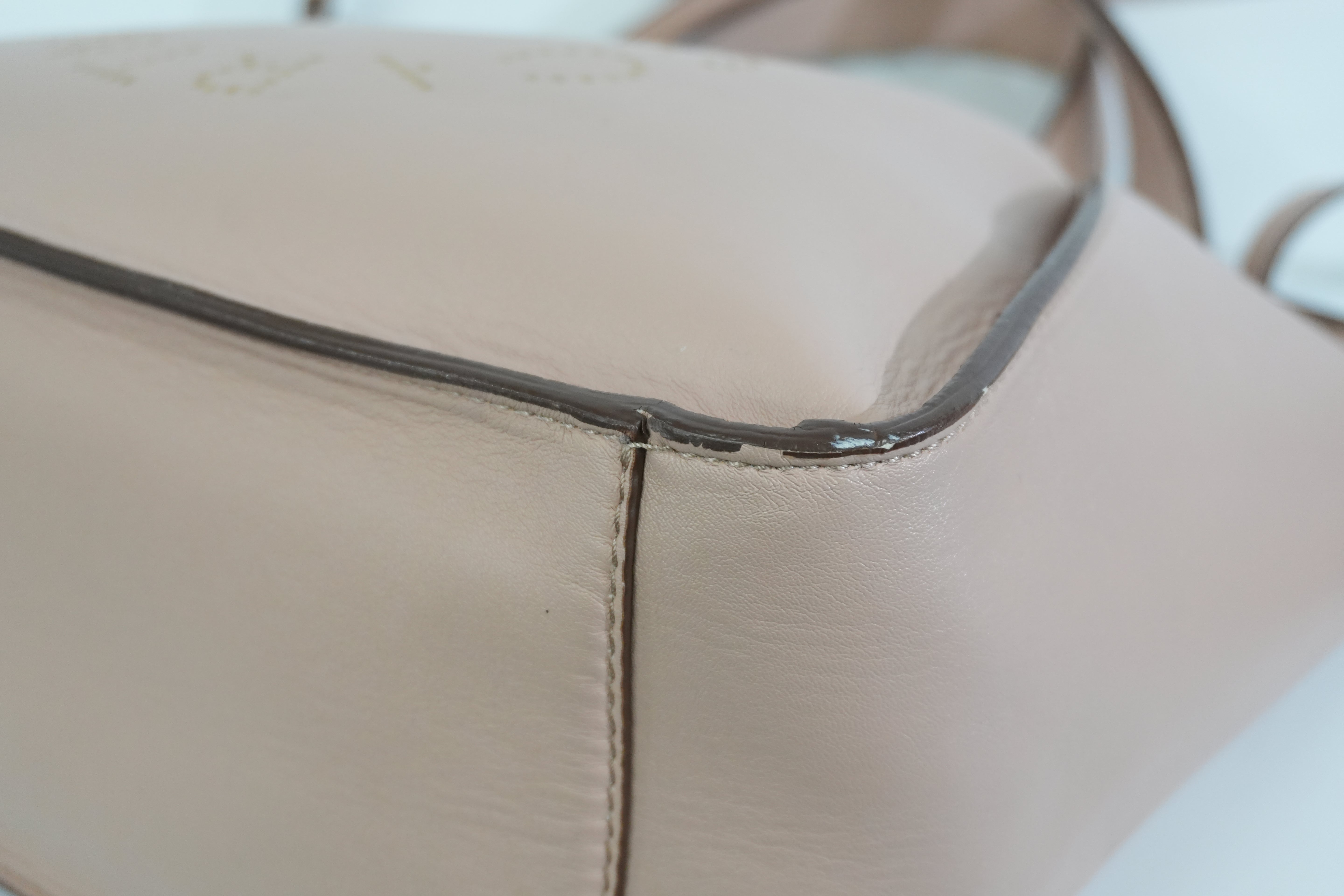 Pre-owned Stella McCartney Leather Logo Tote Bag Pink