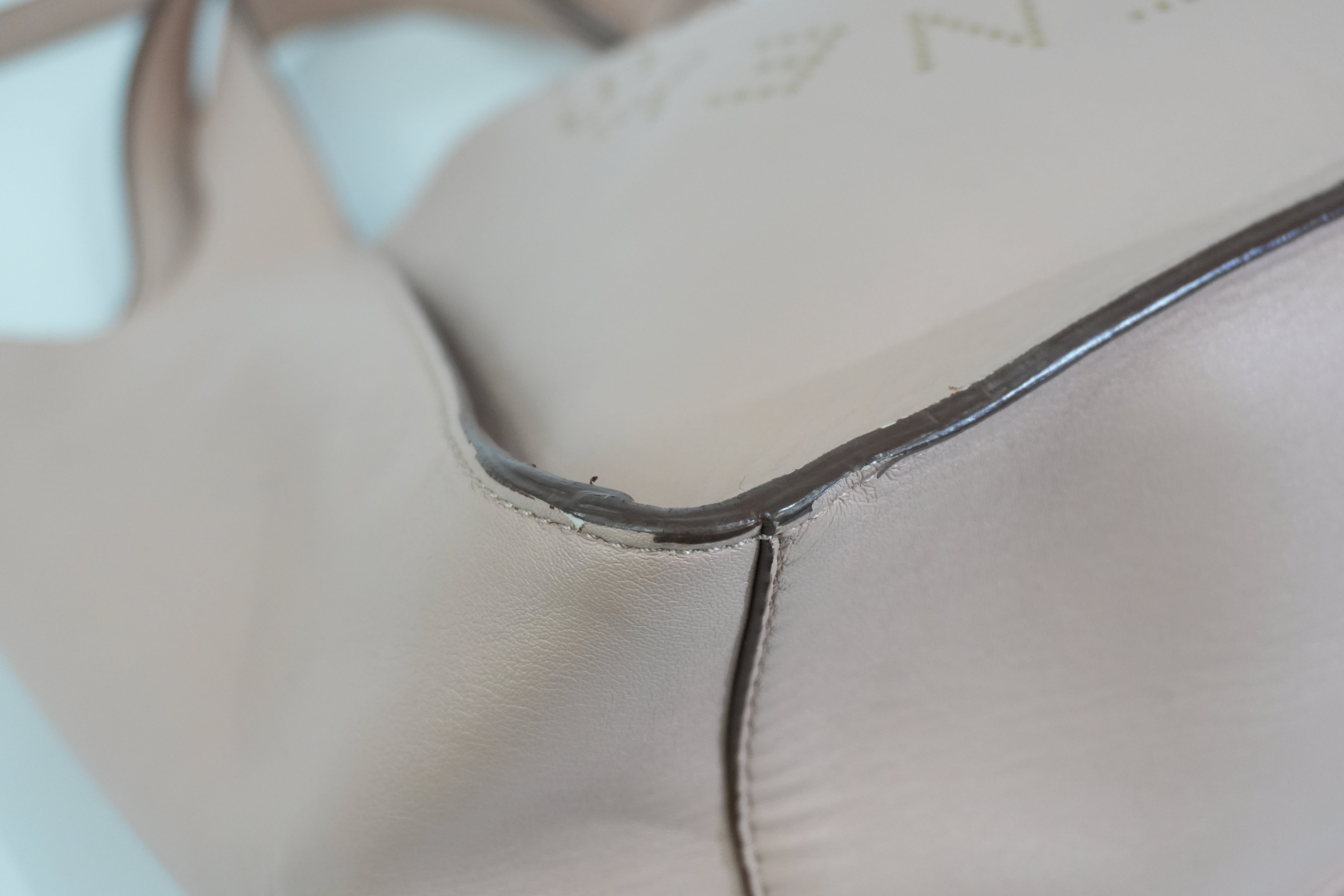 Pre-owned Stella McCartney Leather Logo Tote Bag Pink