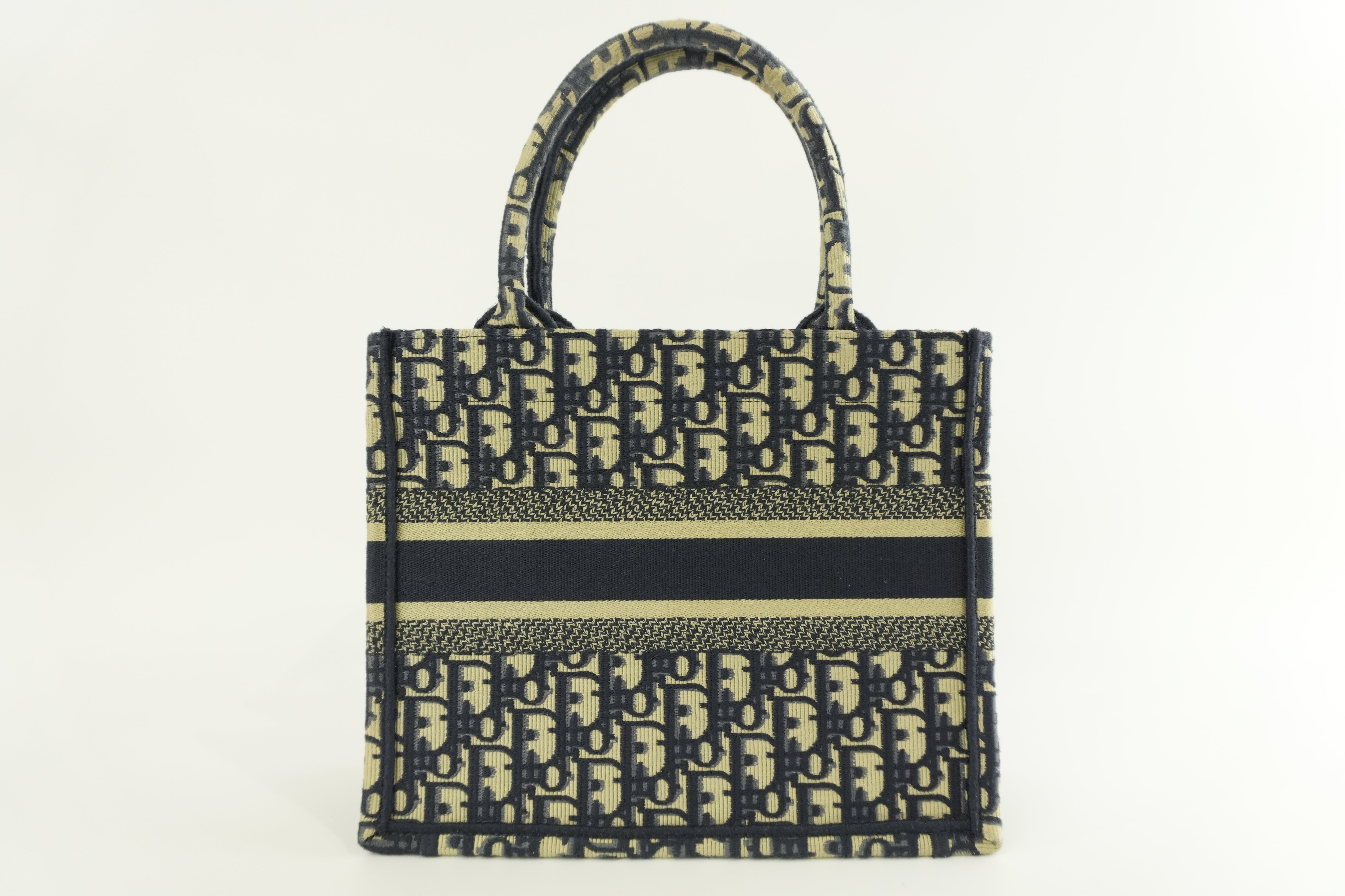 Christian Dior Oblique Canvas Book Tote Bag Used