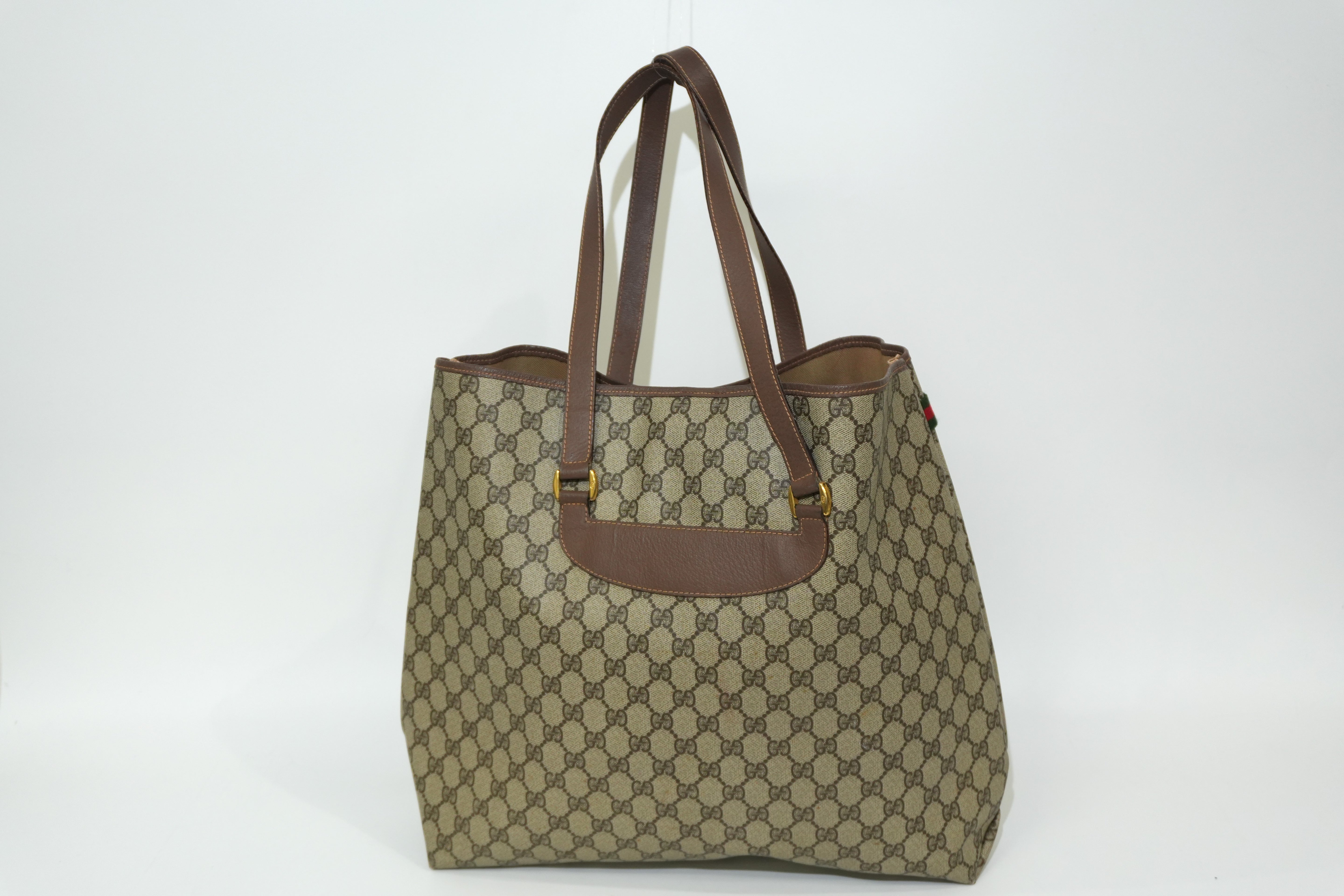 Pre-owned Gucci Tote Bag Brown