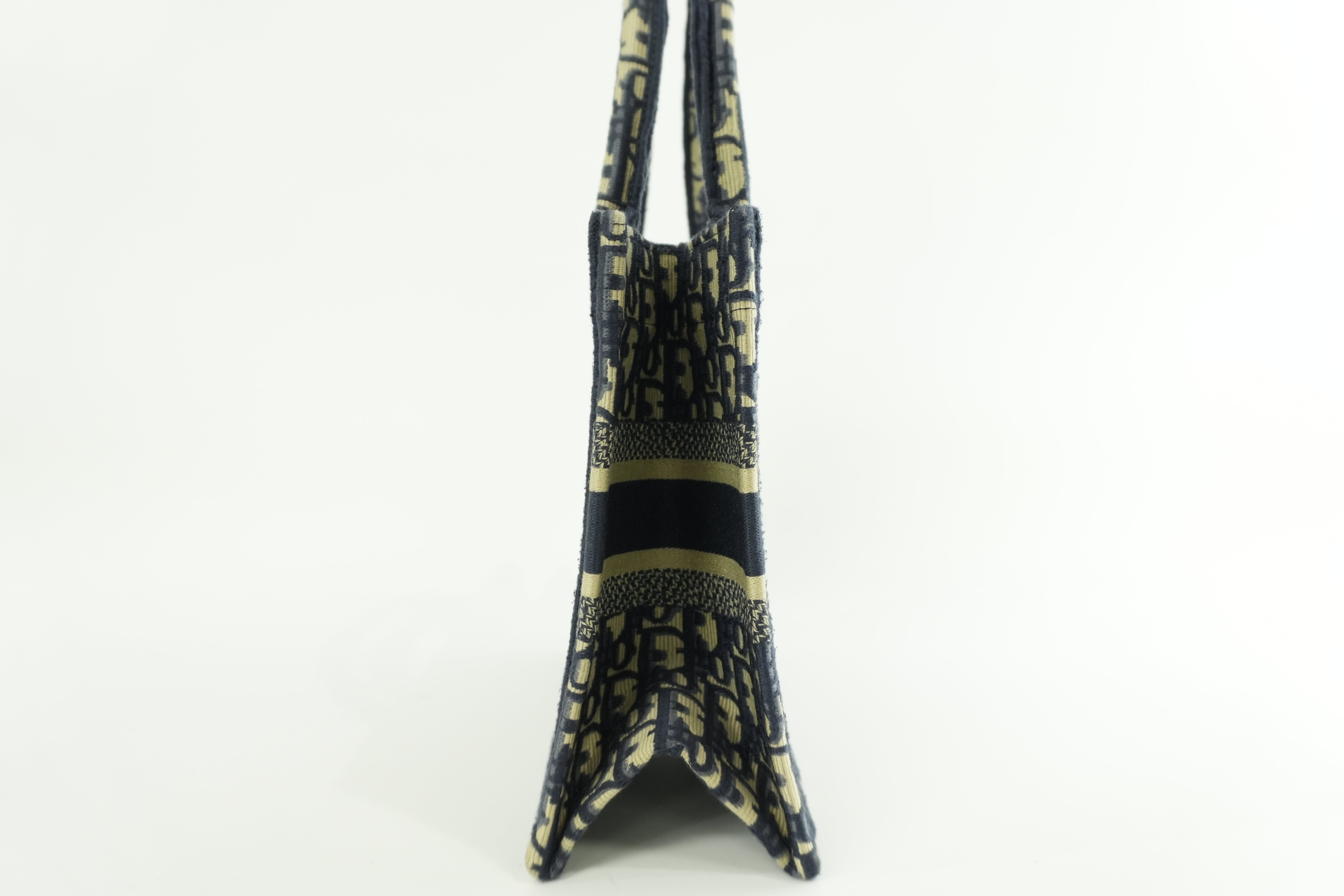 Christian Dior Oblique Canvas Book Tote Bag Used