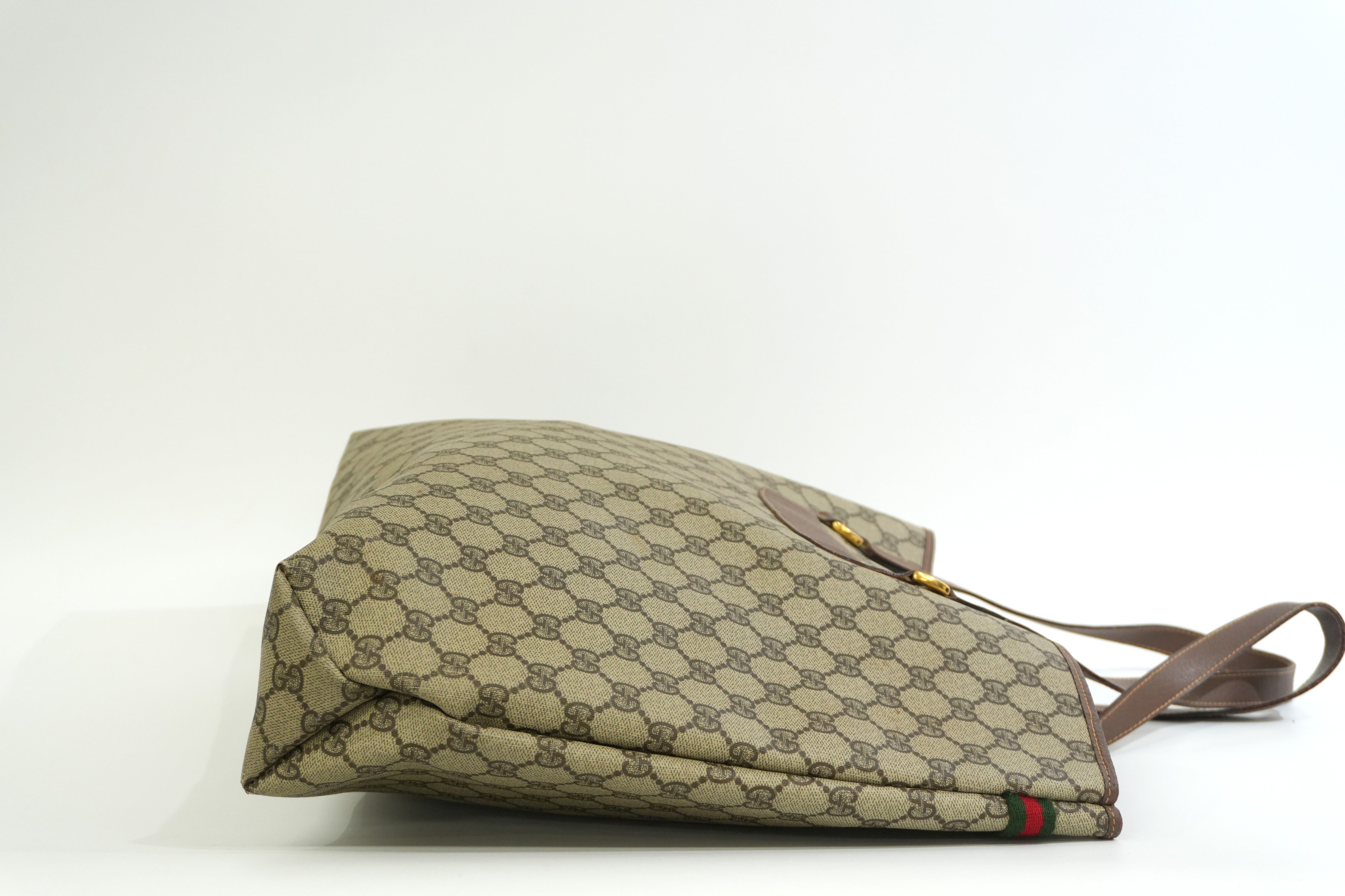 Pre-owned Gucci Tote Bag Brown