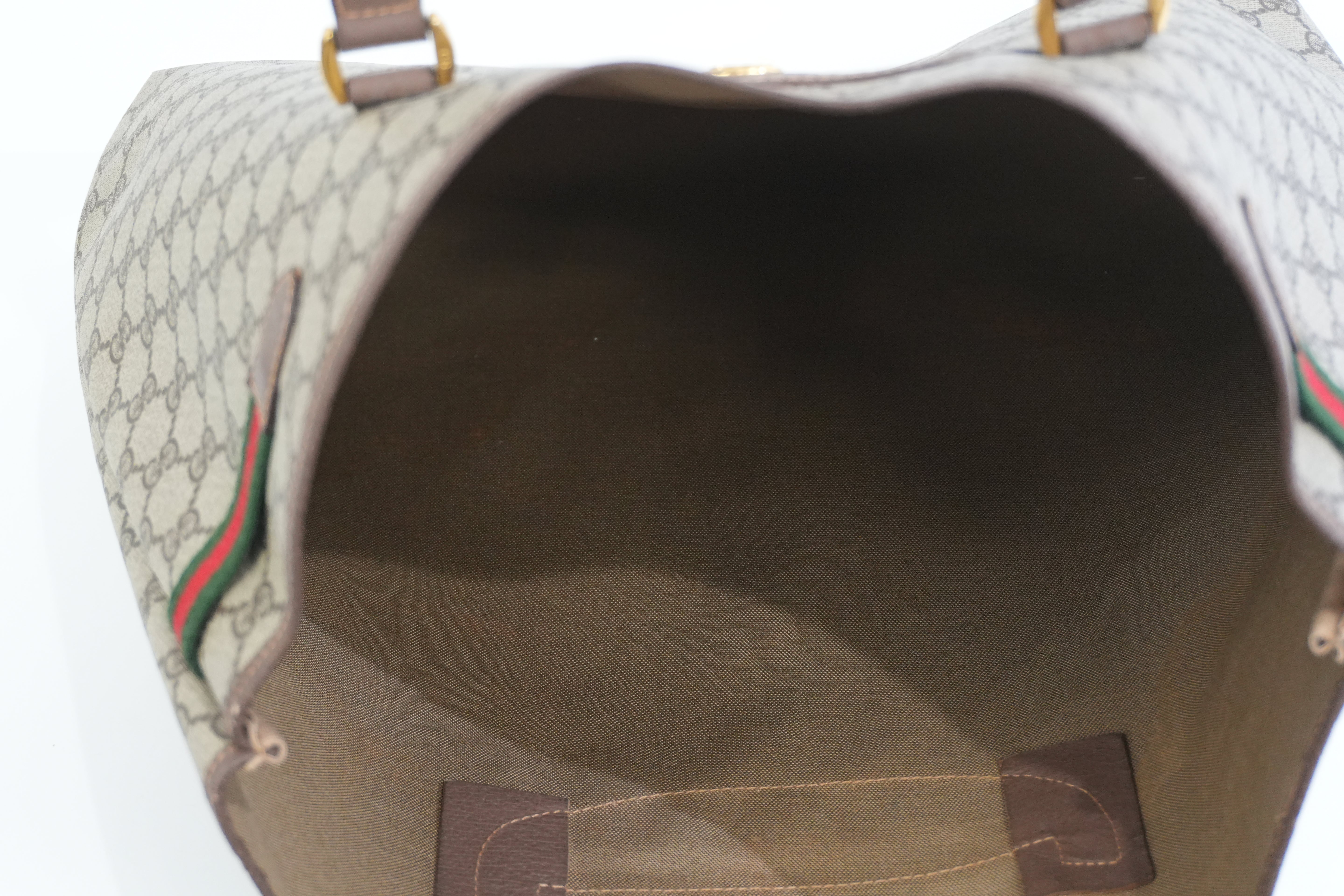 Pre-owned Gucci Tote Bag Brown