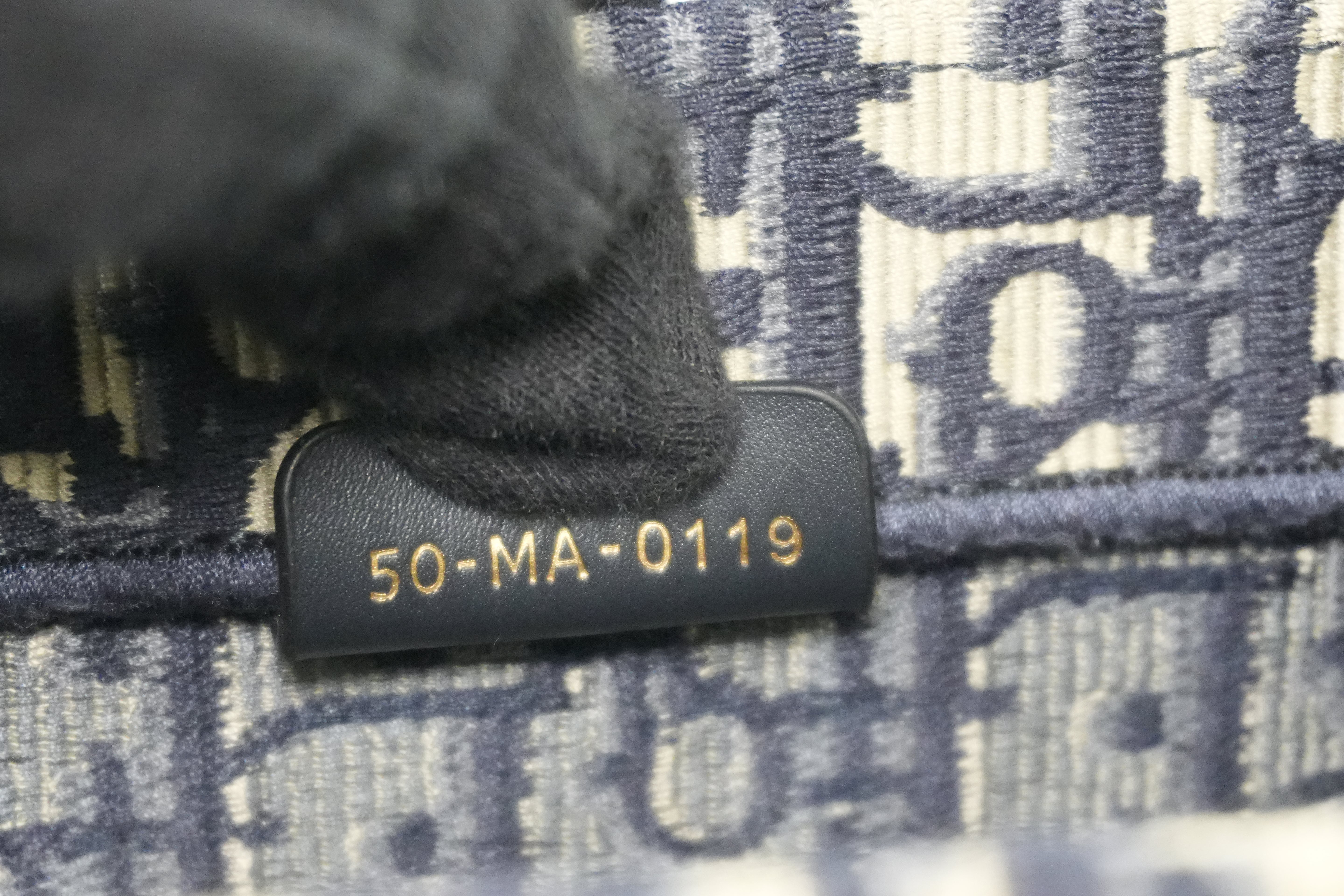 Christian Dior Oblique Canvas Book Tote Bag Used