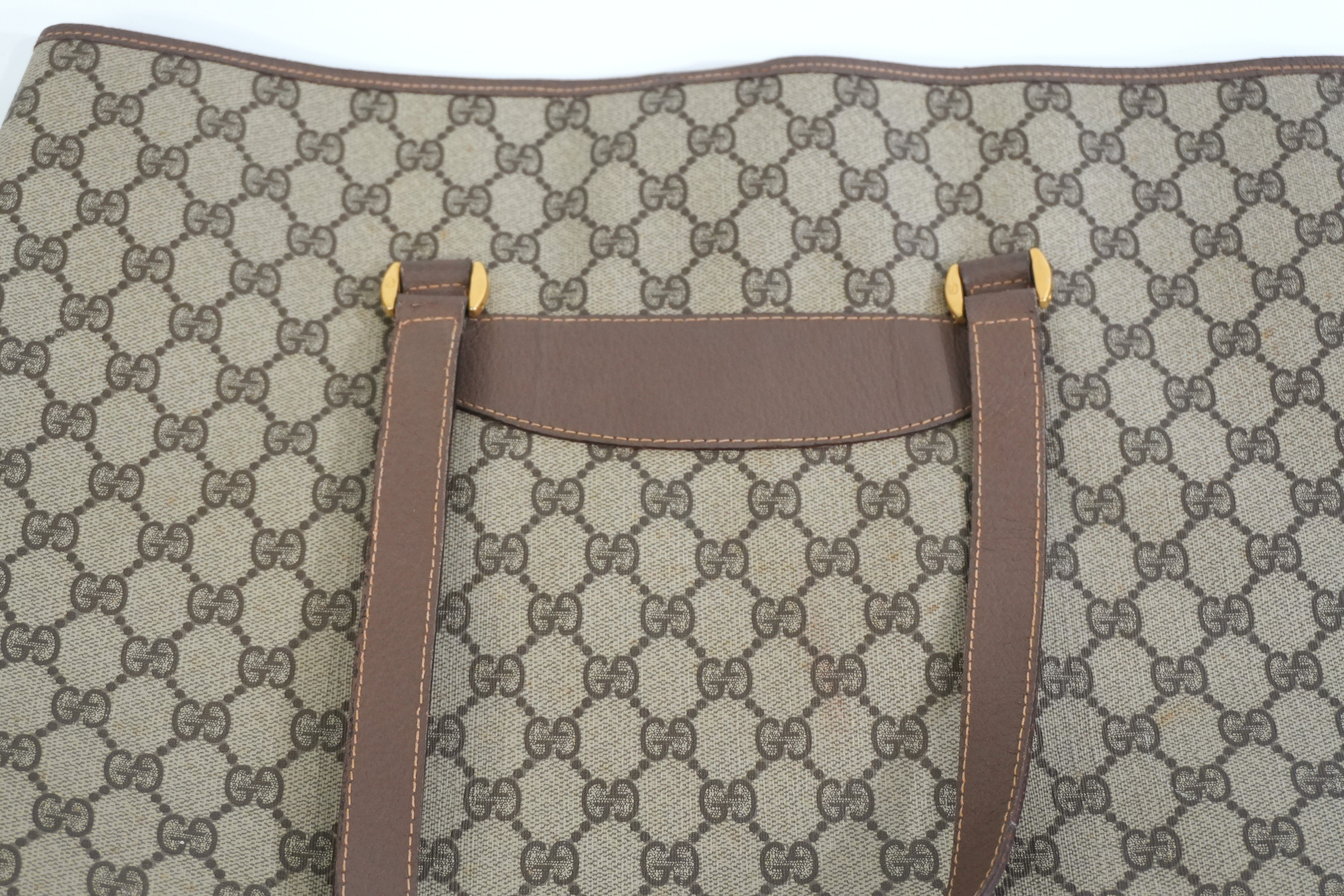 Pre-owned Gucci Tote Bag Brown
