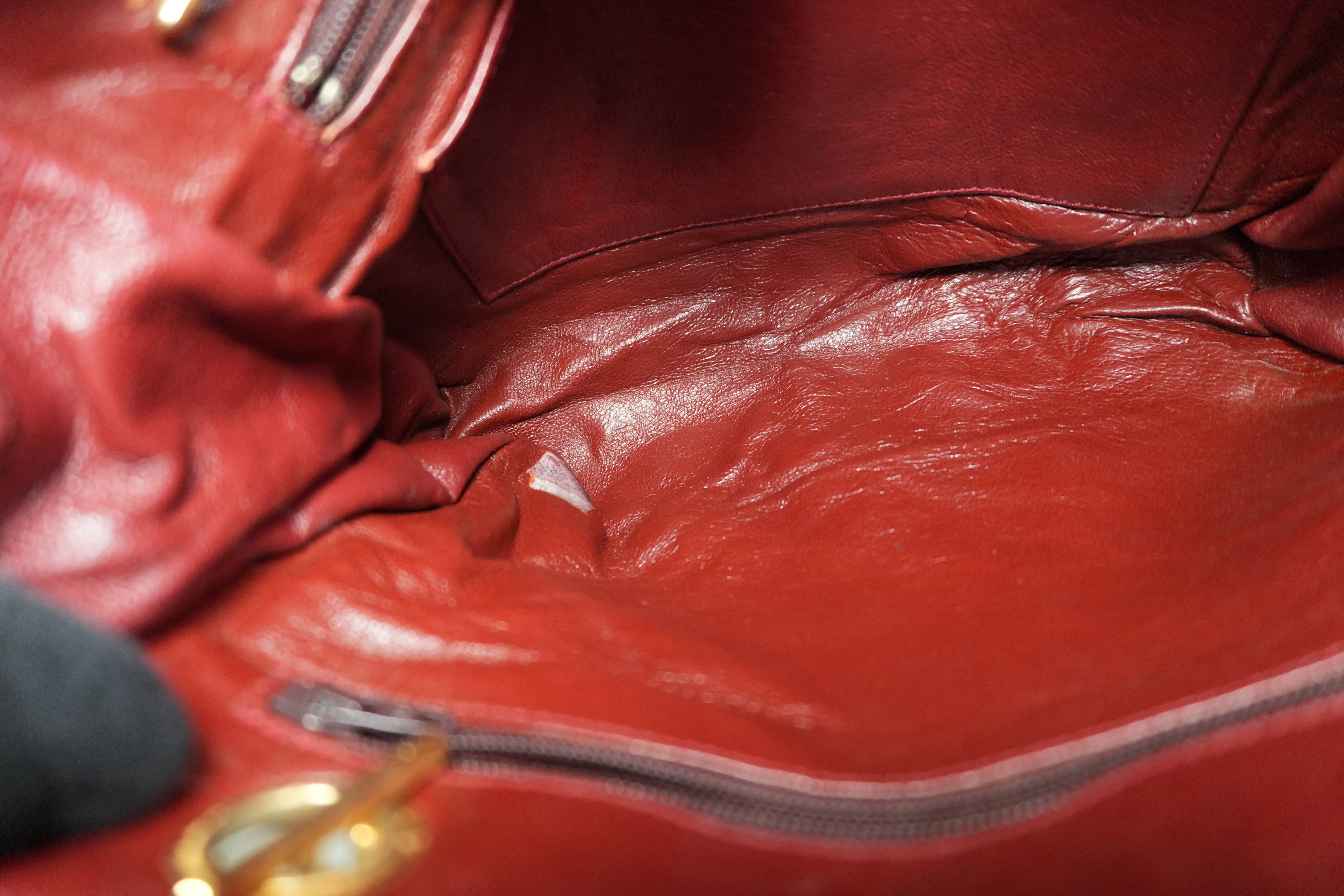 Pre-owned Chanel Lambskin Skin Chain Shoulder Bag Black