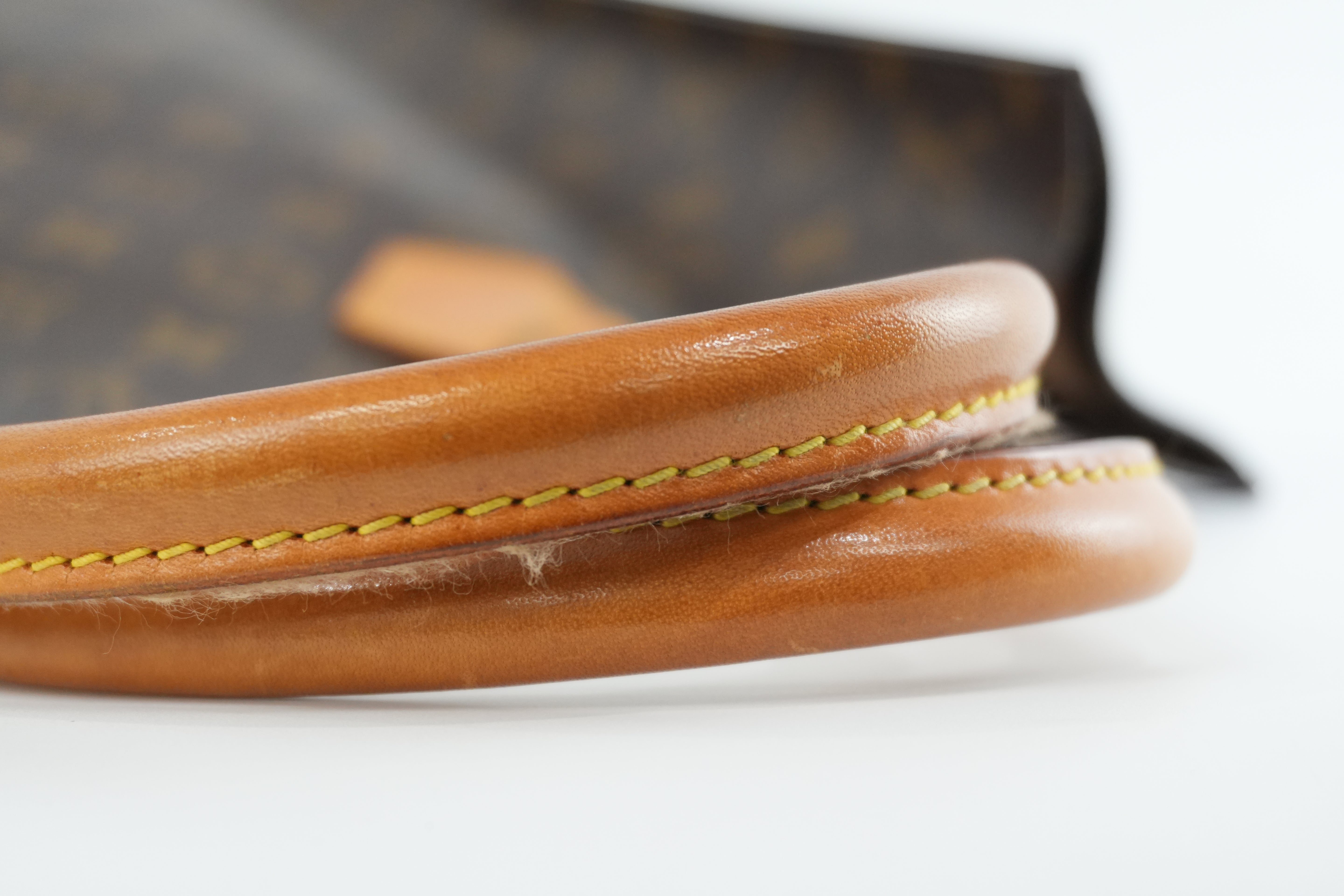 Louis Vuitton Monogram Sac Plat Tote Bag Used