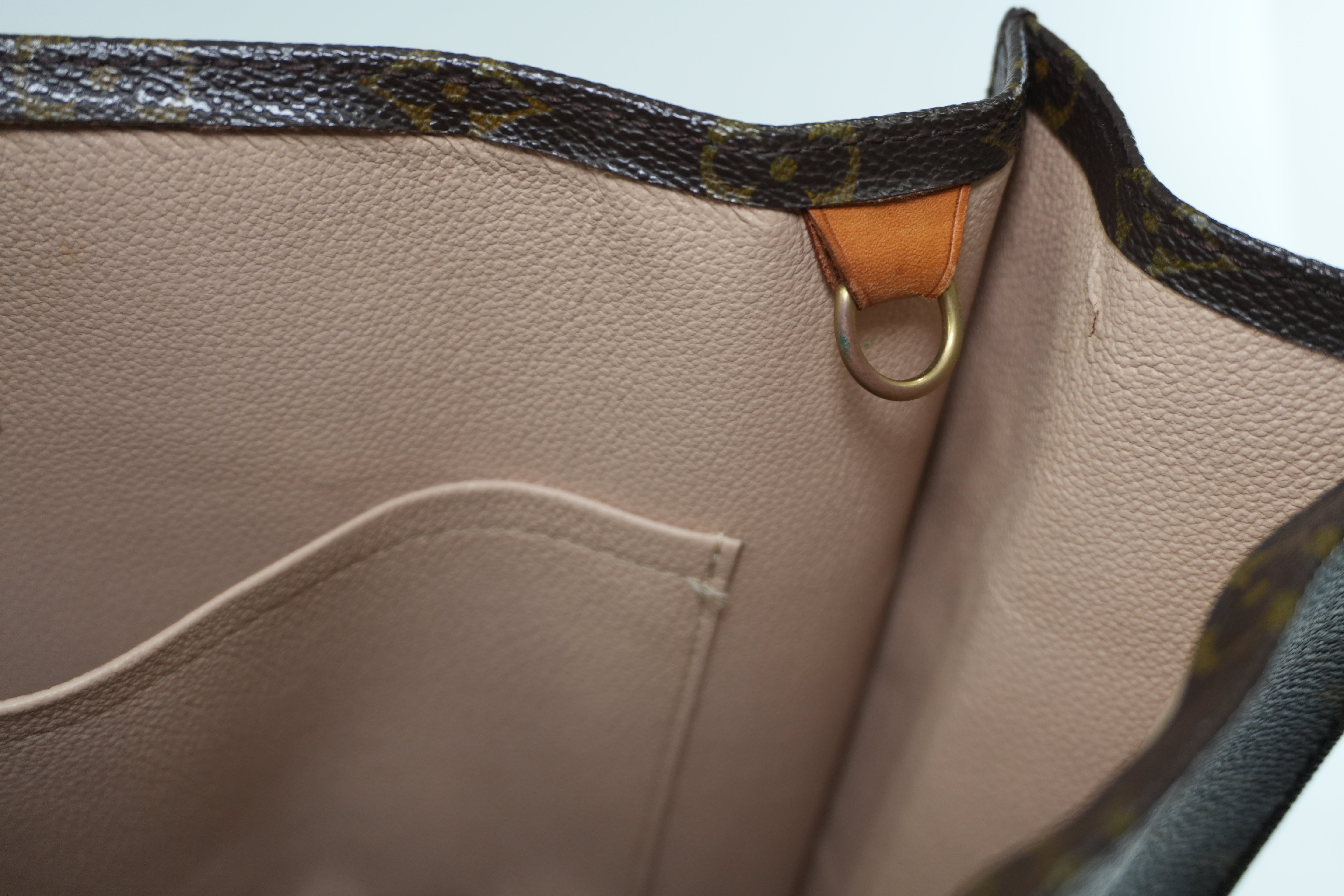 Louis Vuitton Monogram Sac Plat Tote Bag Used