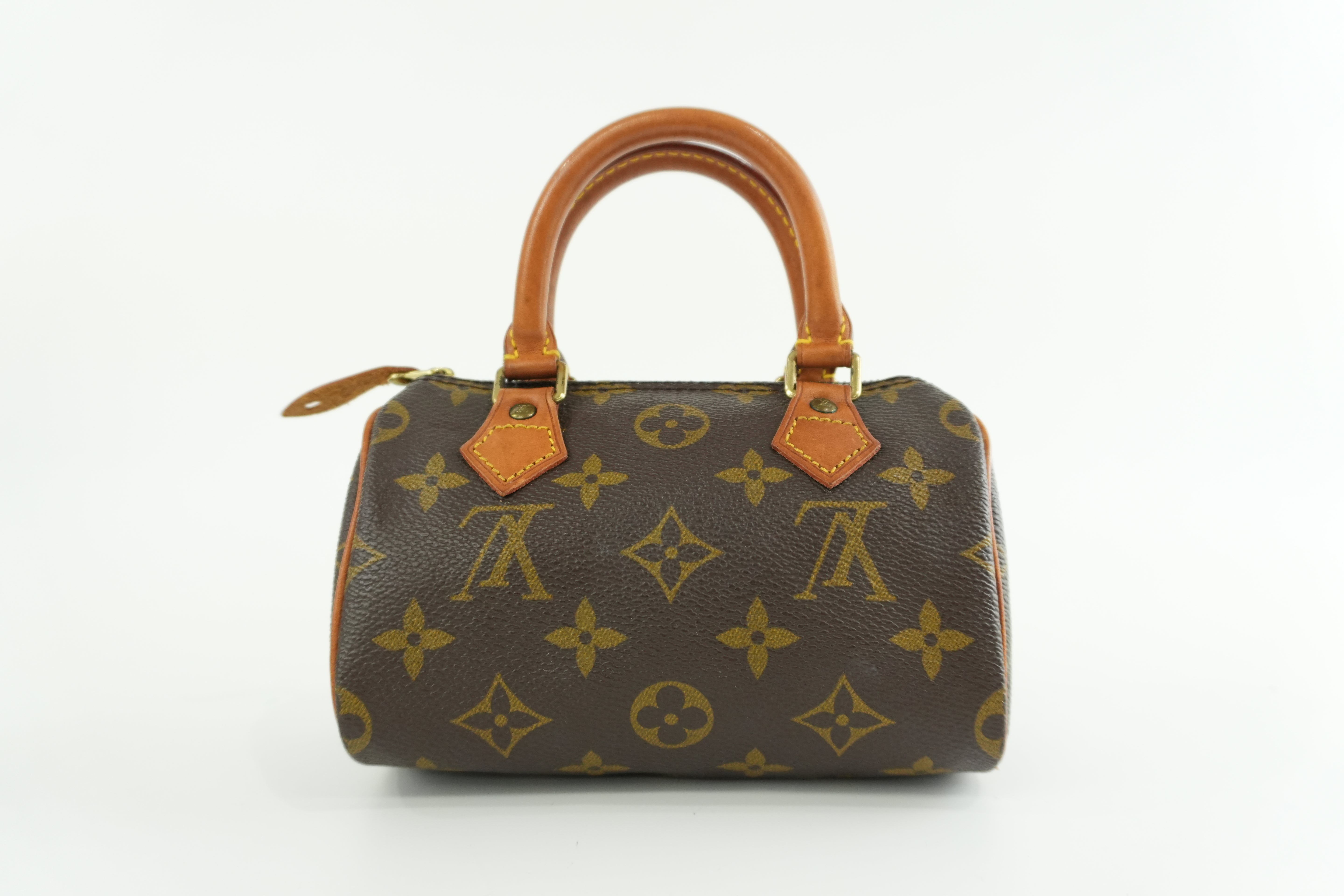 Louis Vuitton Monogram Mini Speedy Handbag Used