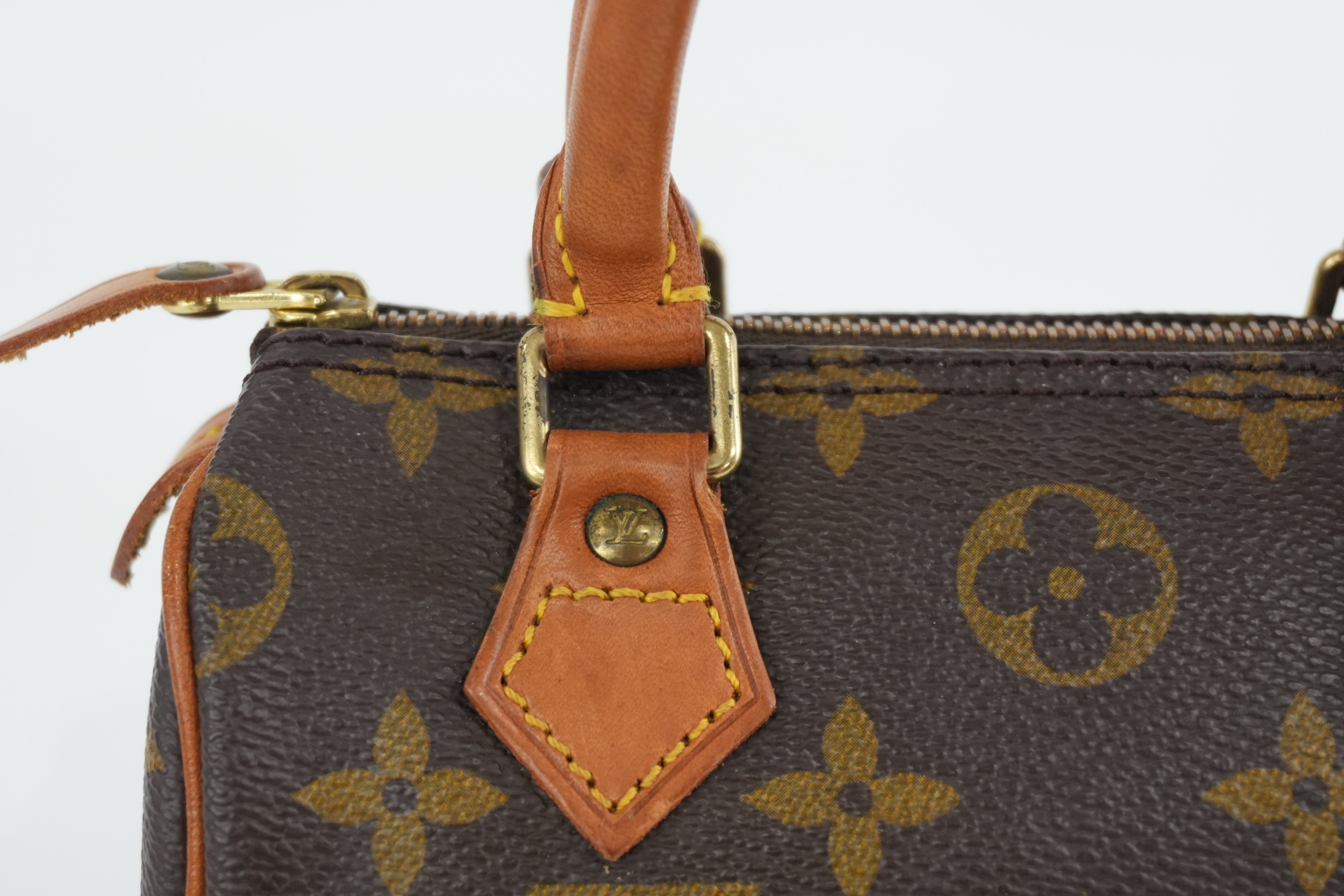 Louis Vuitton Monogram Mini Speedy Handbag Used