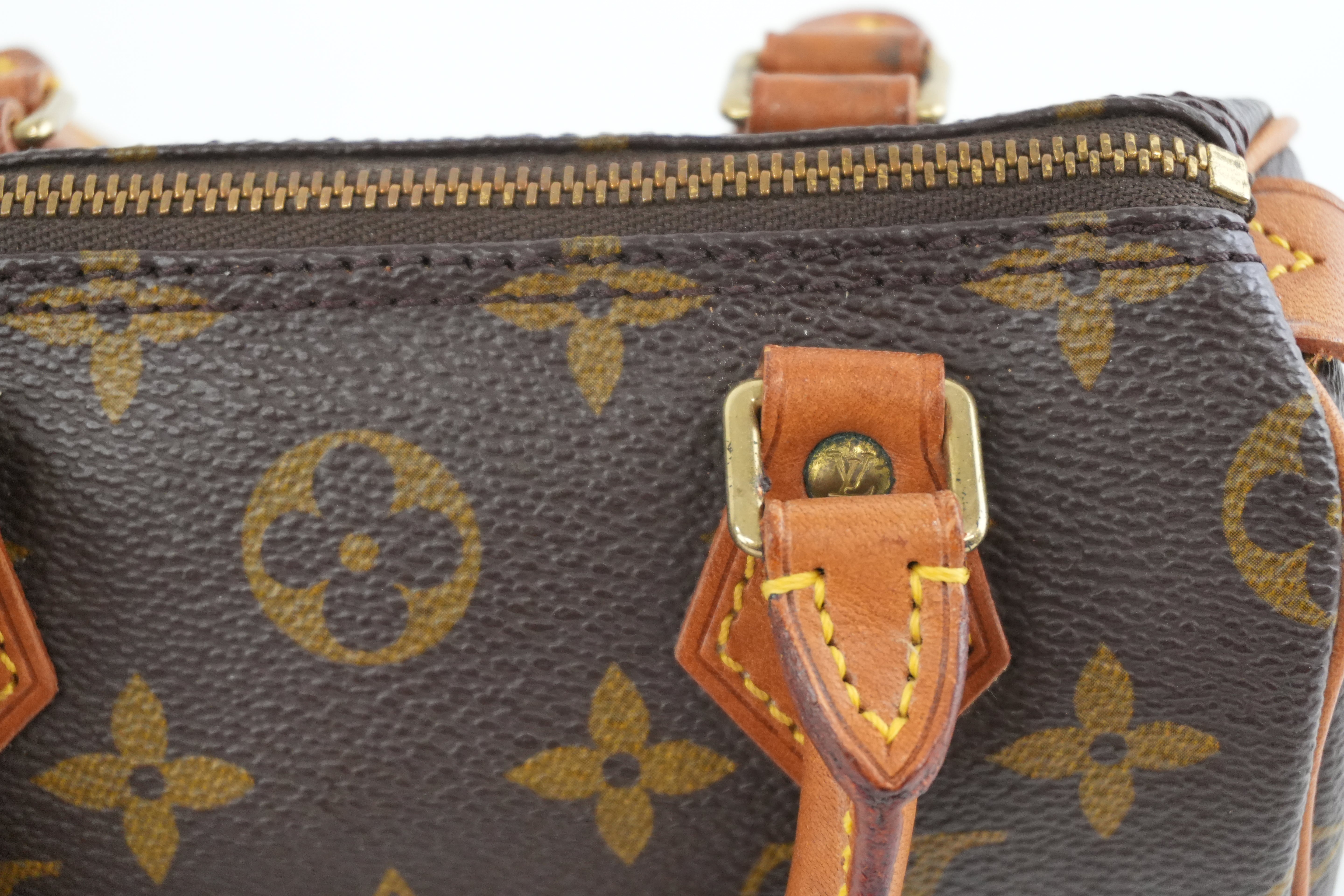 Louis Vuitton Monogram Mini Speedy Handbag Used