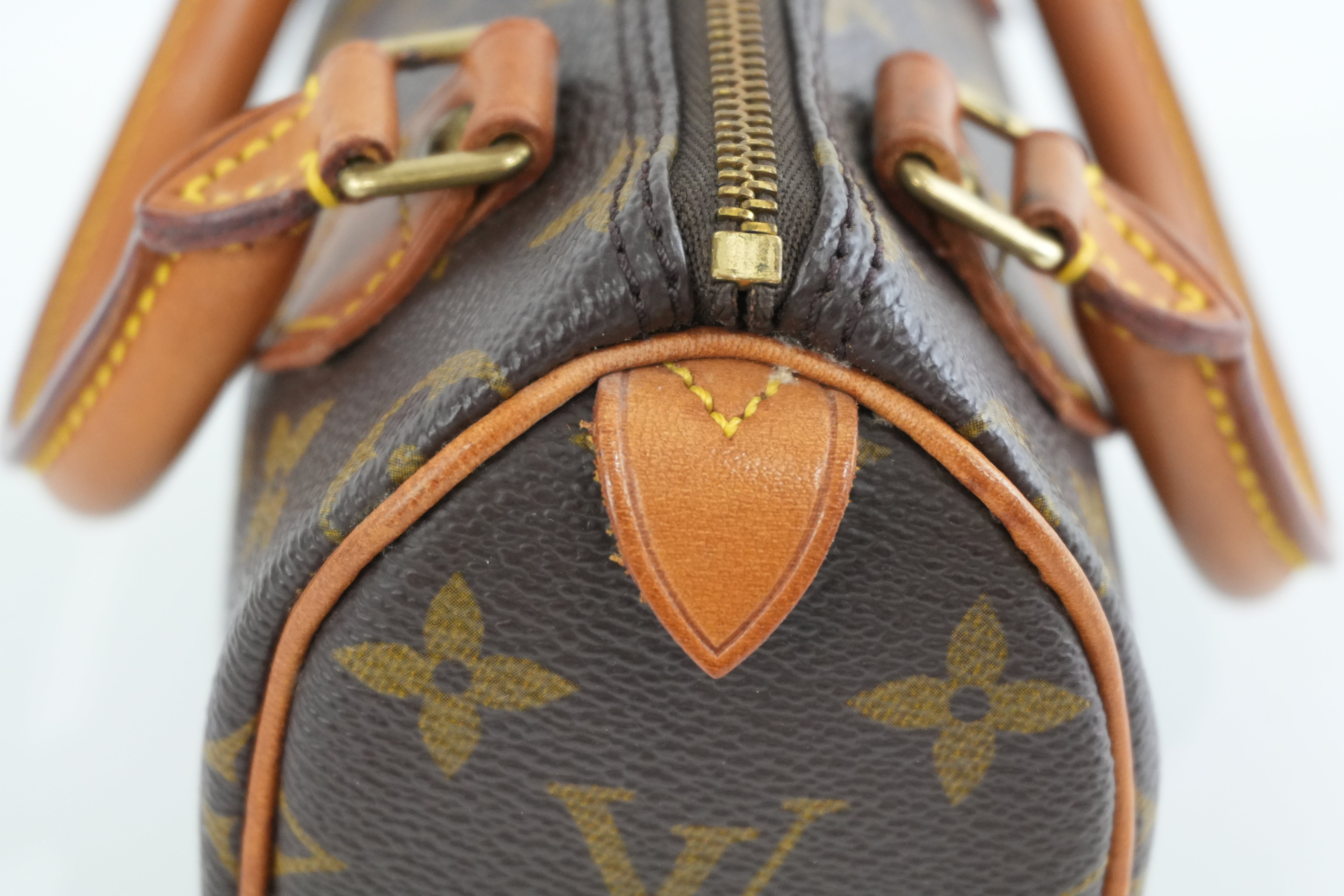 Louis Vuitton Monogram Mini Speedy Handbag Used