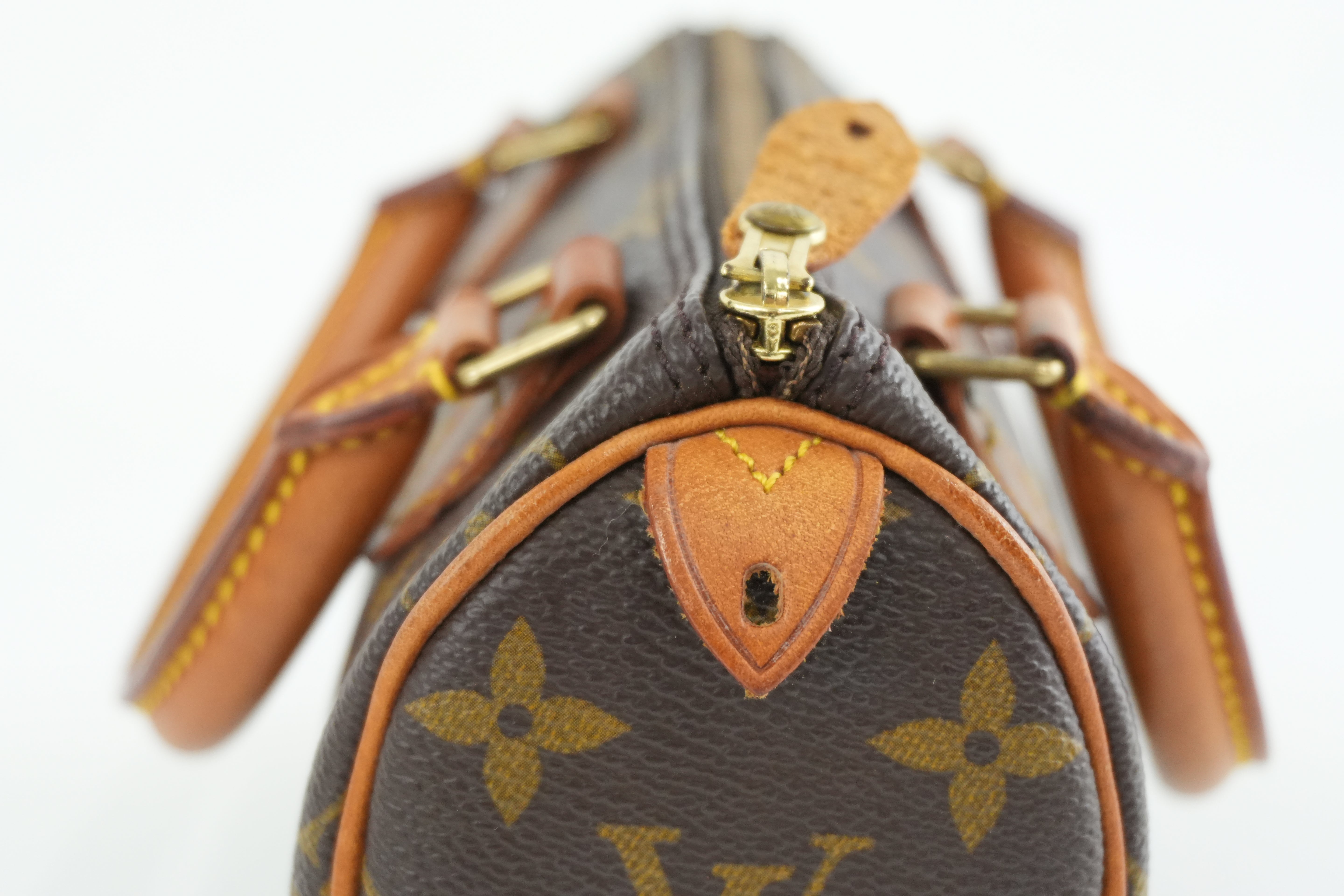 Louis Vuitton Monogram Mini Speedy Handbag Used