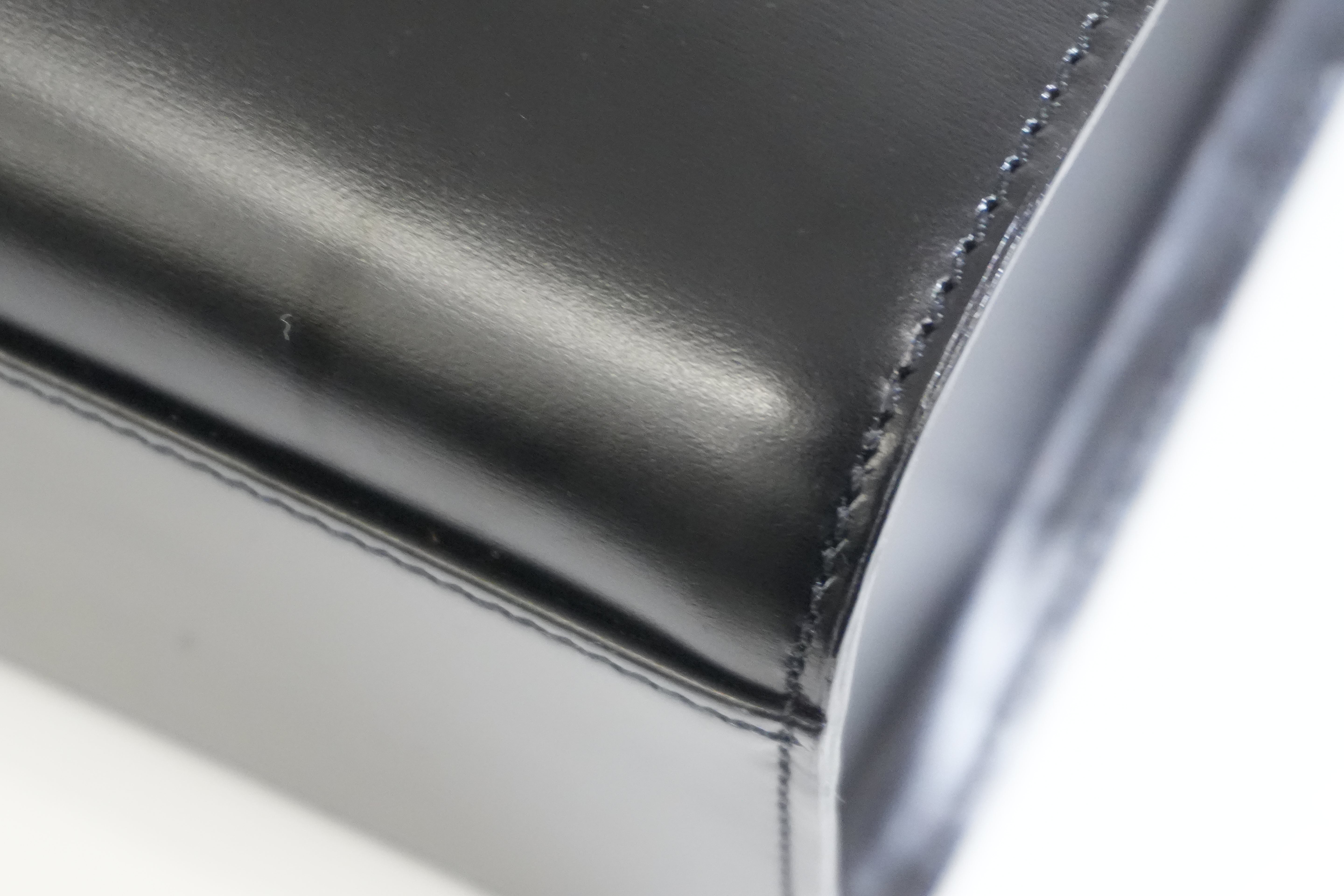 Pre-owned Cartier Panthere Box Type Handbag Black