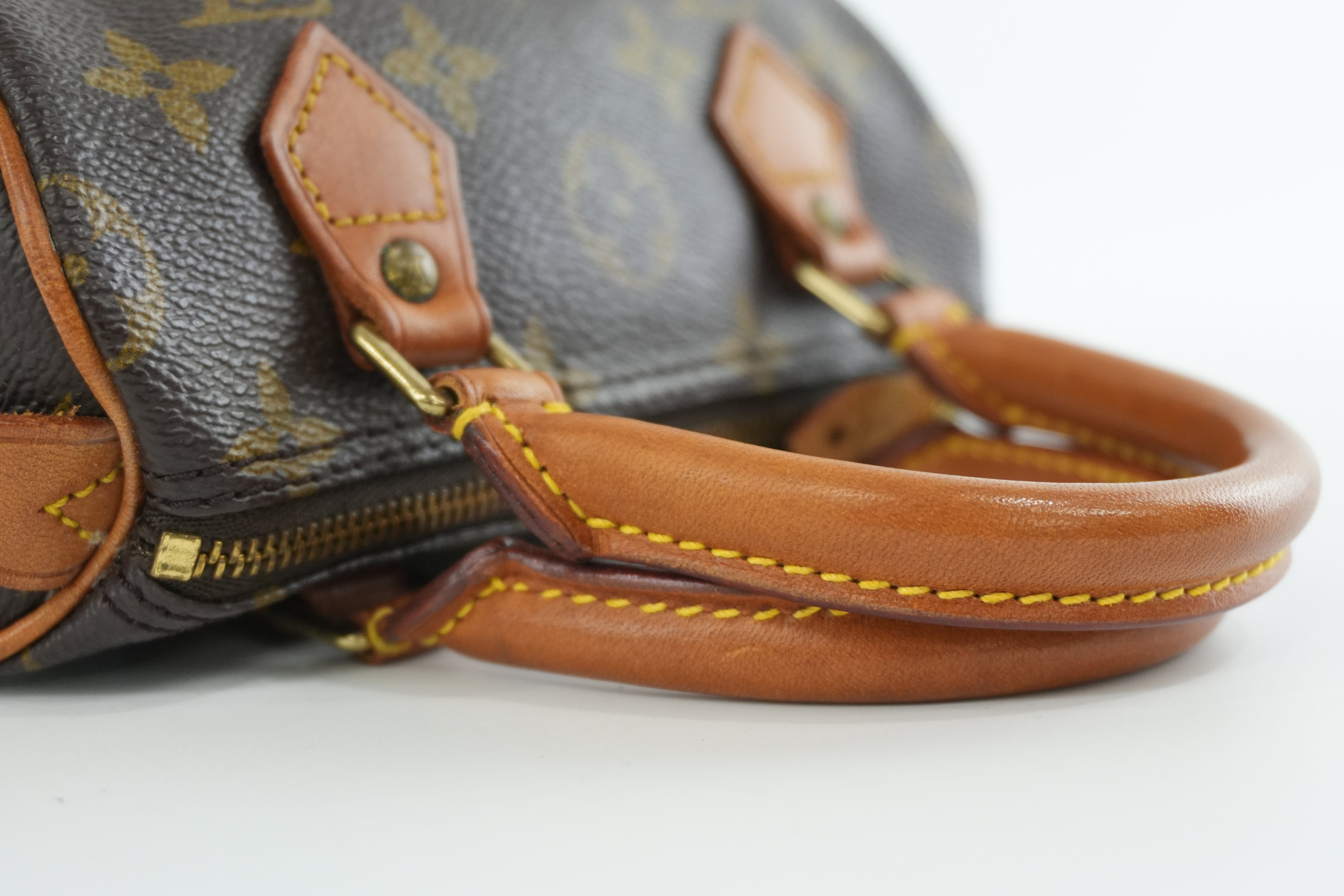 Louis Vuitton Monogram Mini Speedy Handbag Used