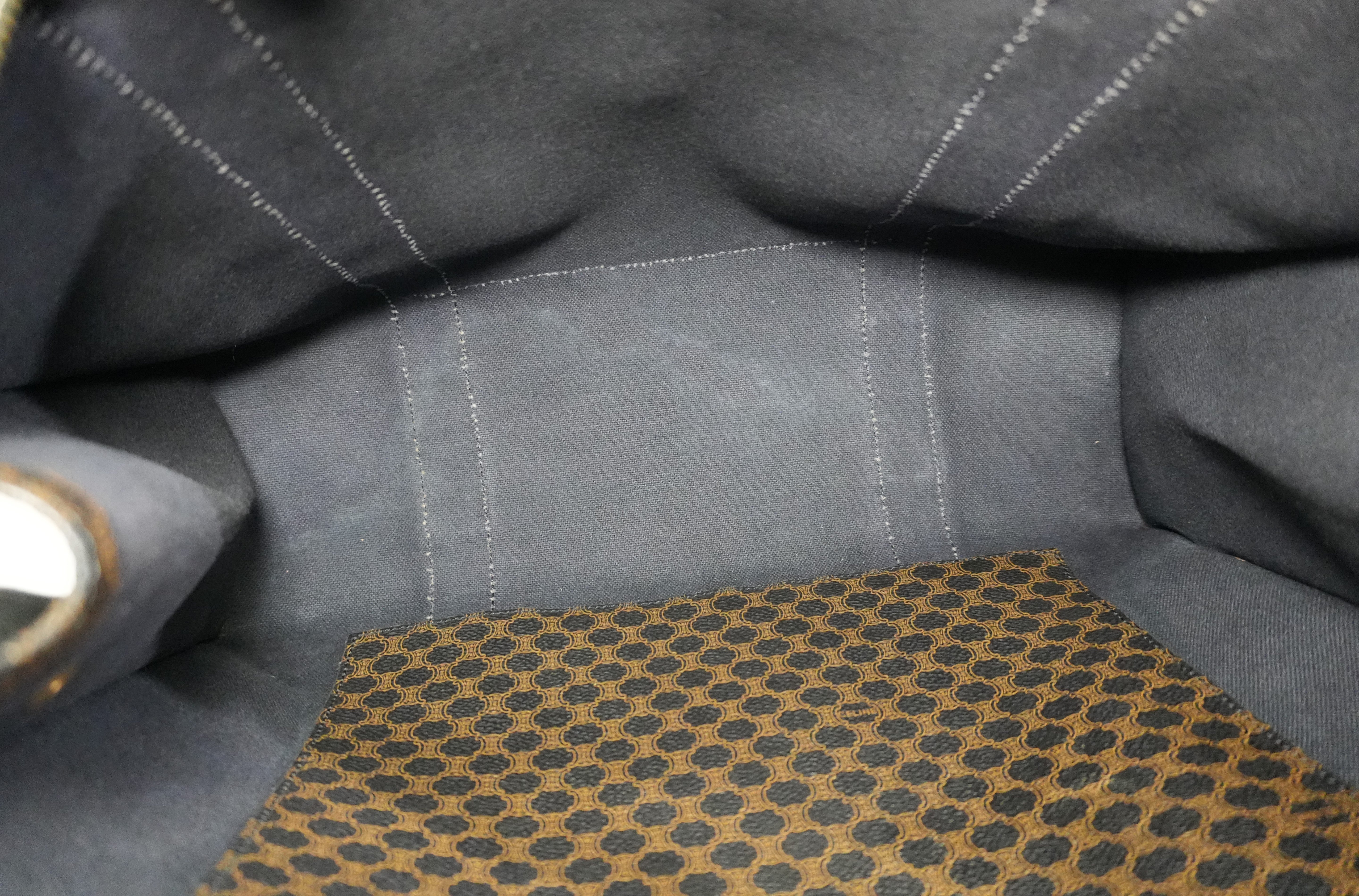 Pre-owned Celine Macadam Tote Bag Black