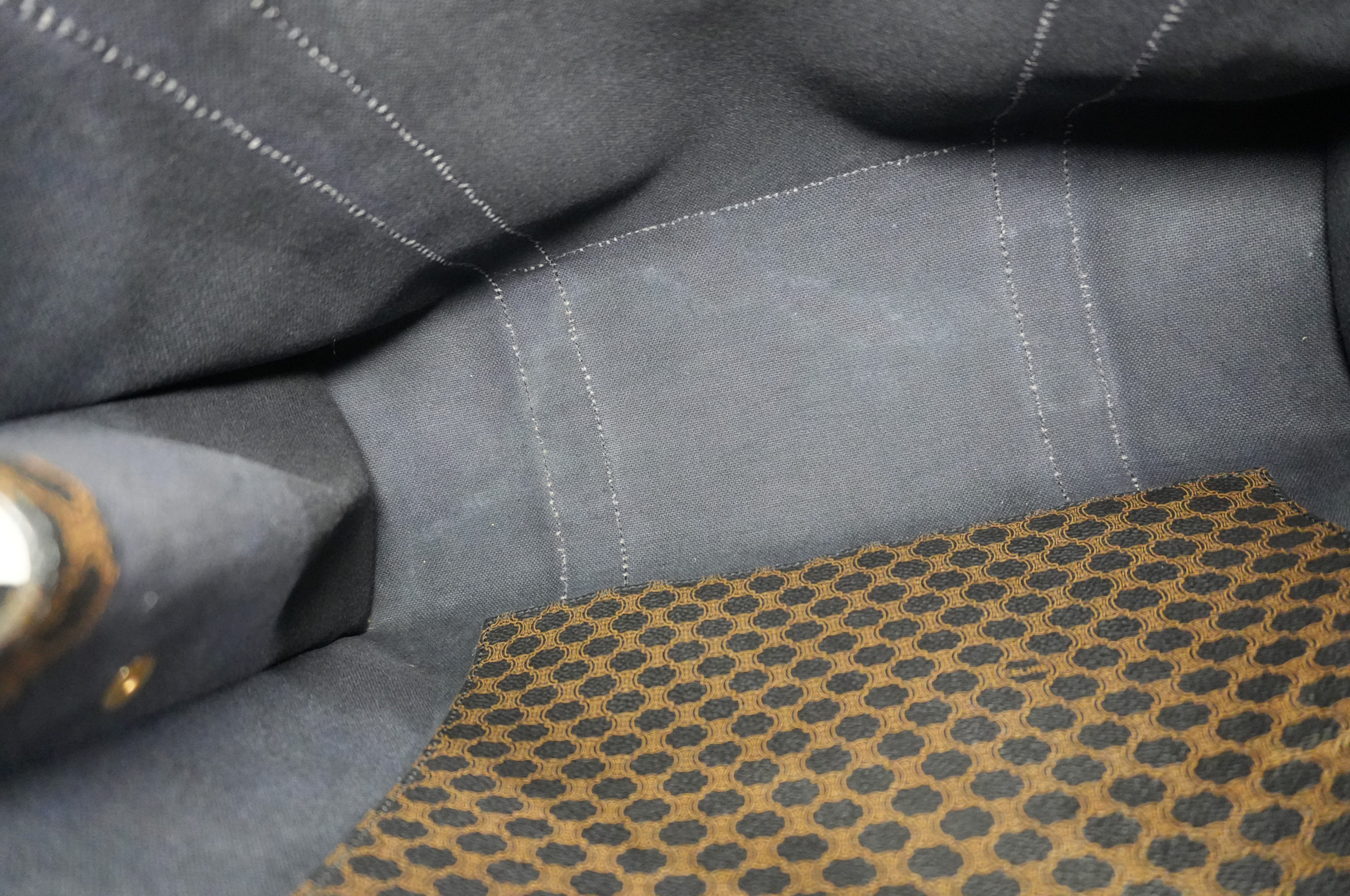 Pre-owned Celine Macadam Tote Bag Black