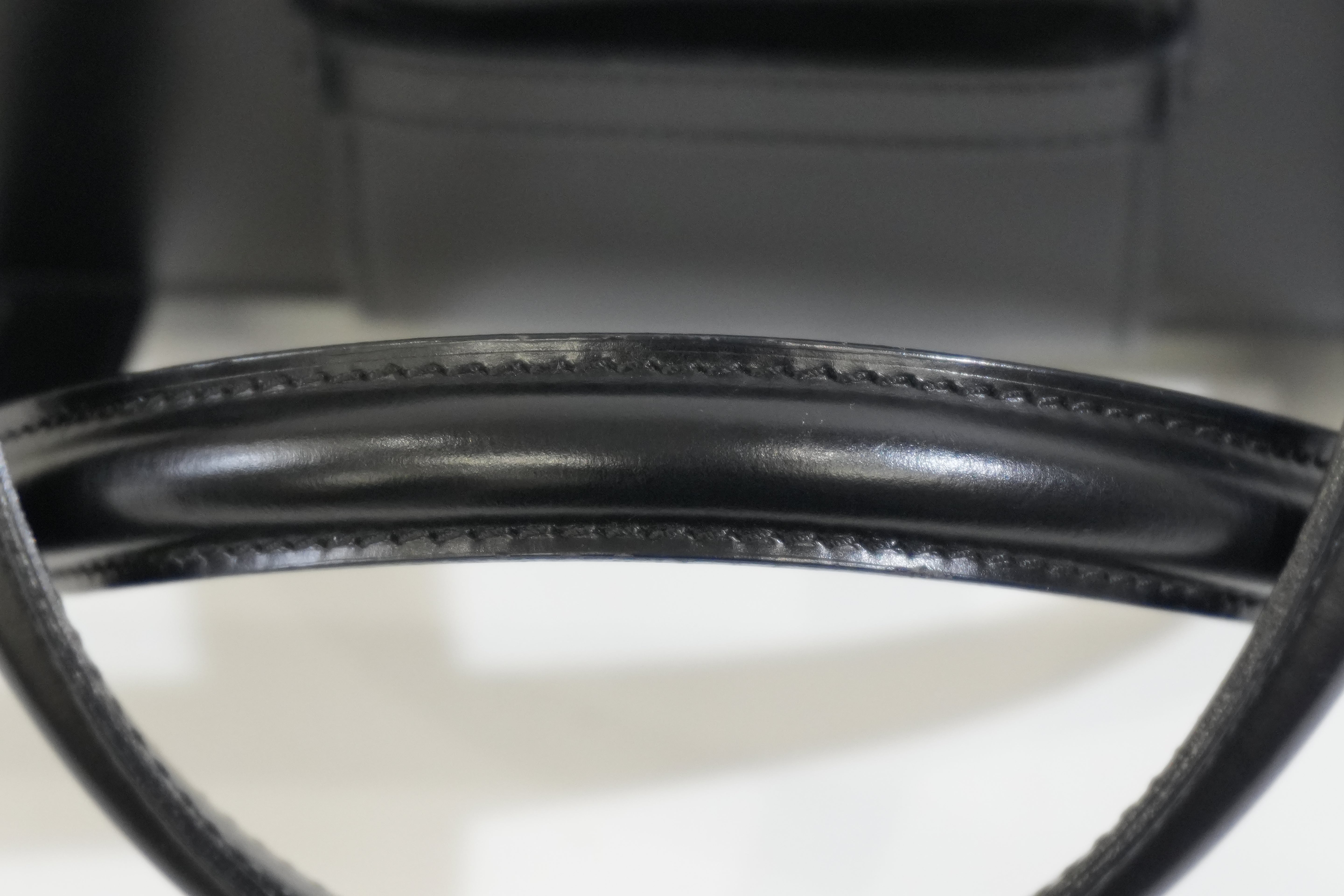 Pre-owned Cartier Panthere Box Type Handbag Black