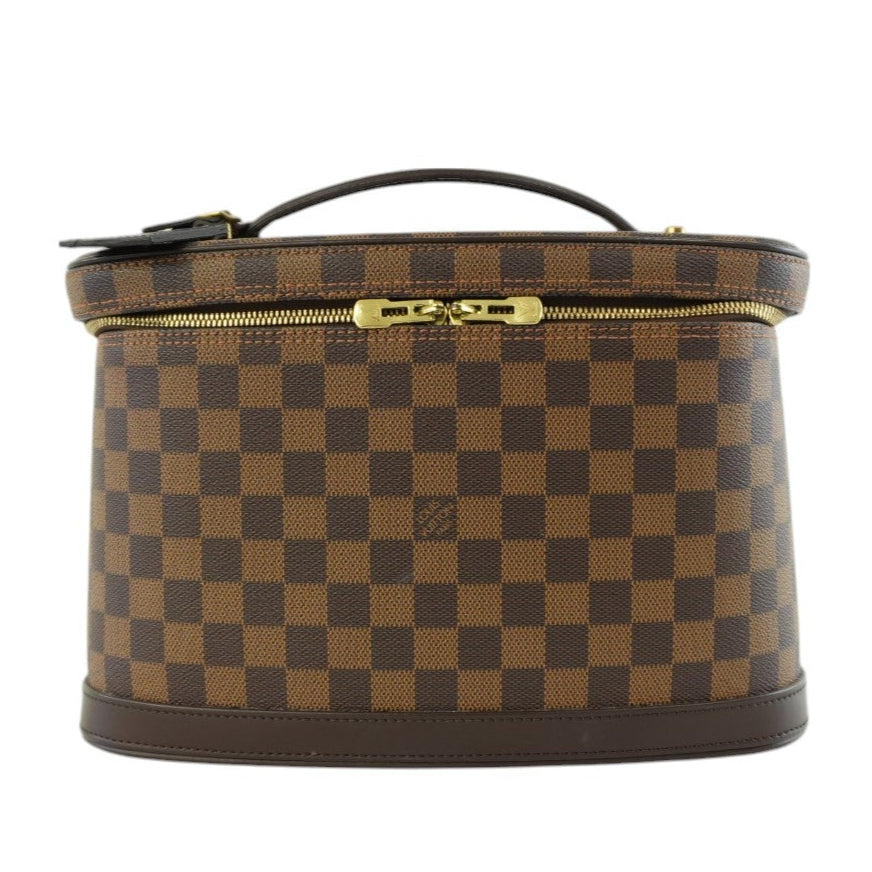 Louis Vuitton Damier Ebene Nice Vanity Case Special Order Used