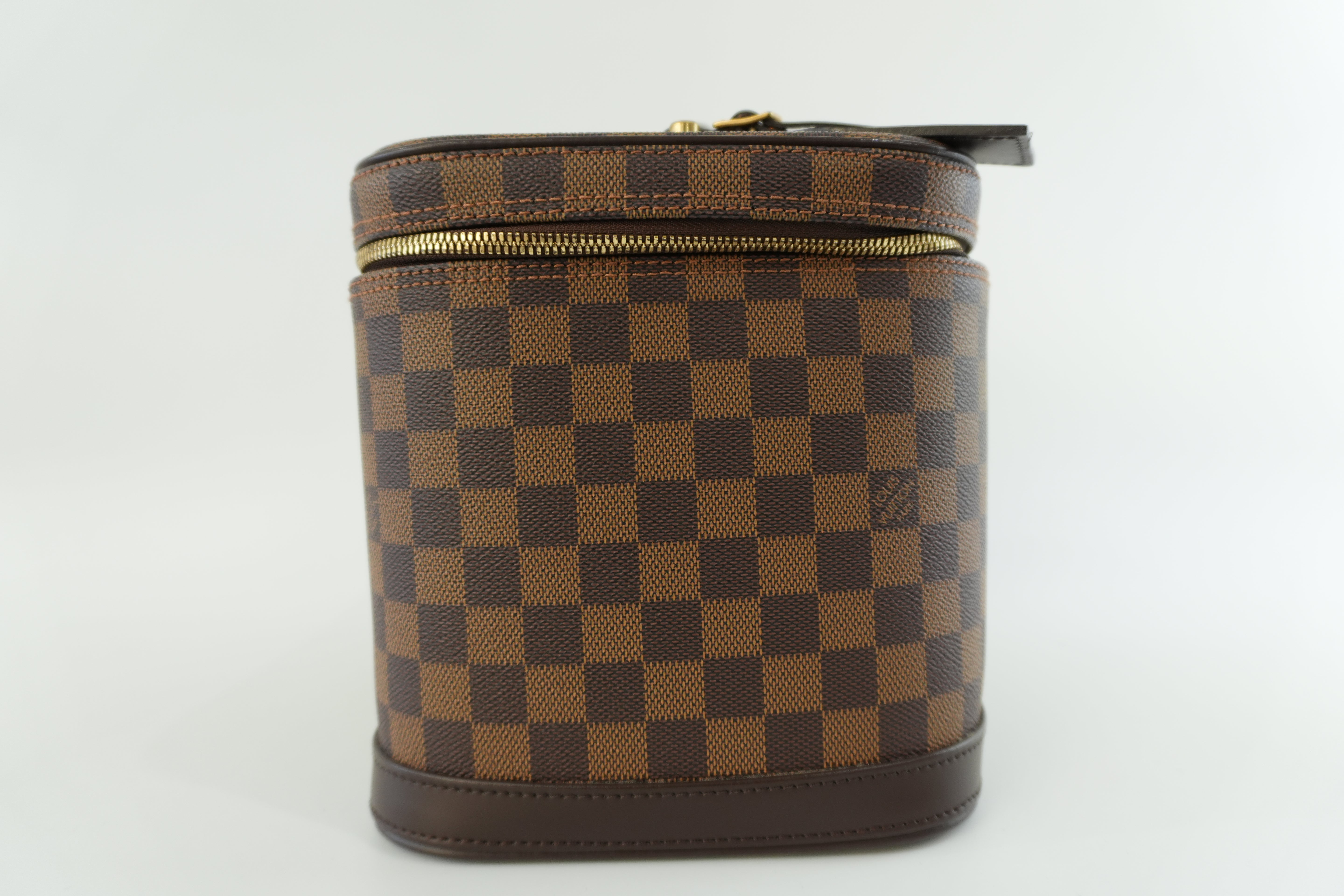 Louis Vuitton Damier Ebene Nice Vanity Case Special Order Used