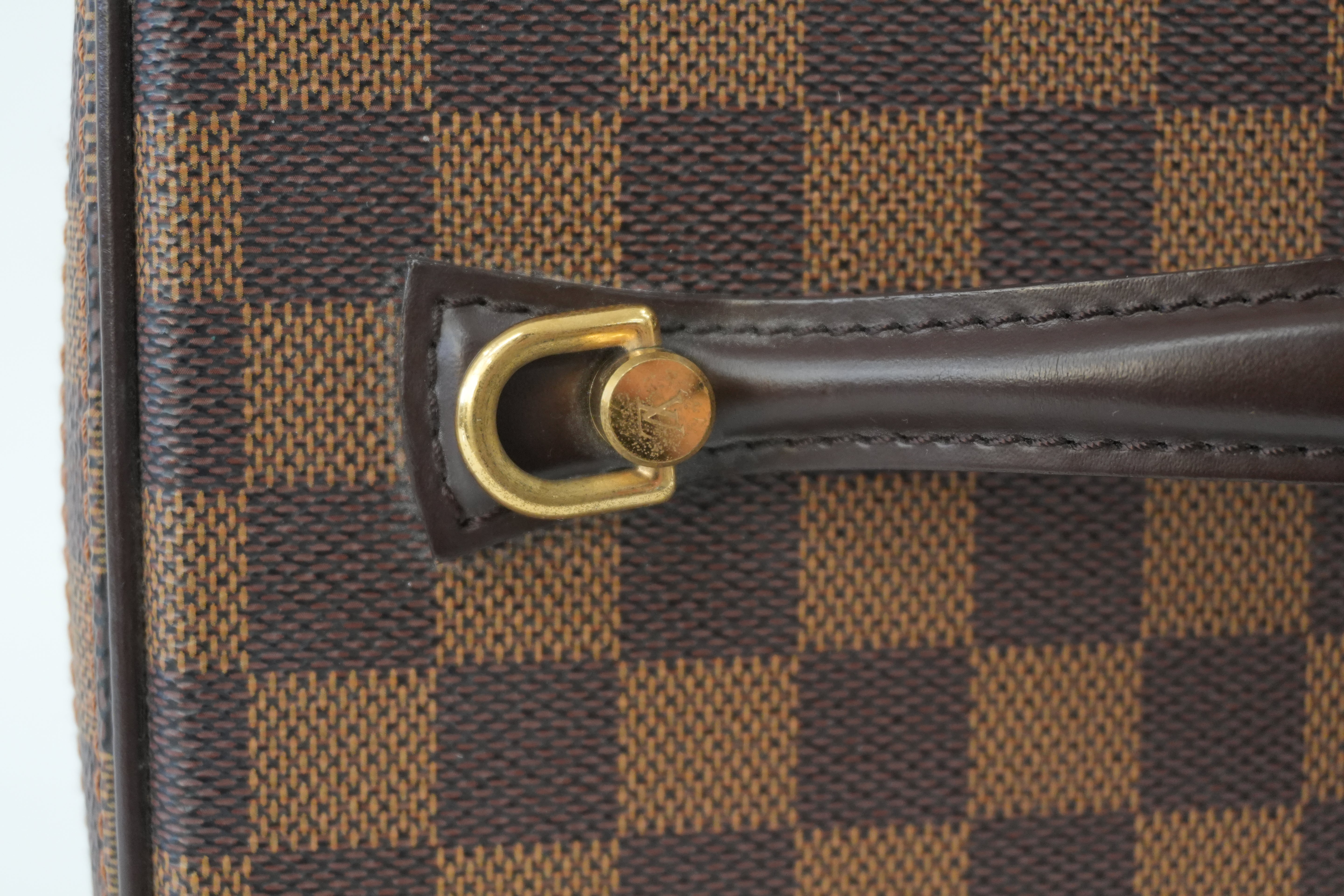 Louis Vuitton Damier Ebene Nice Vanity Case Special Order Used