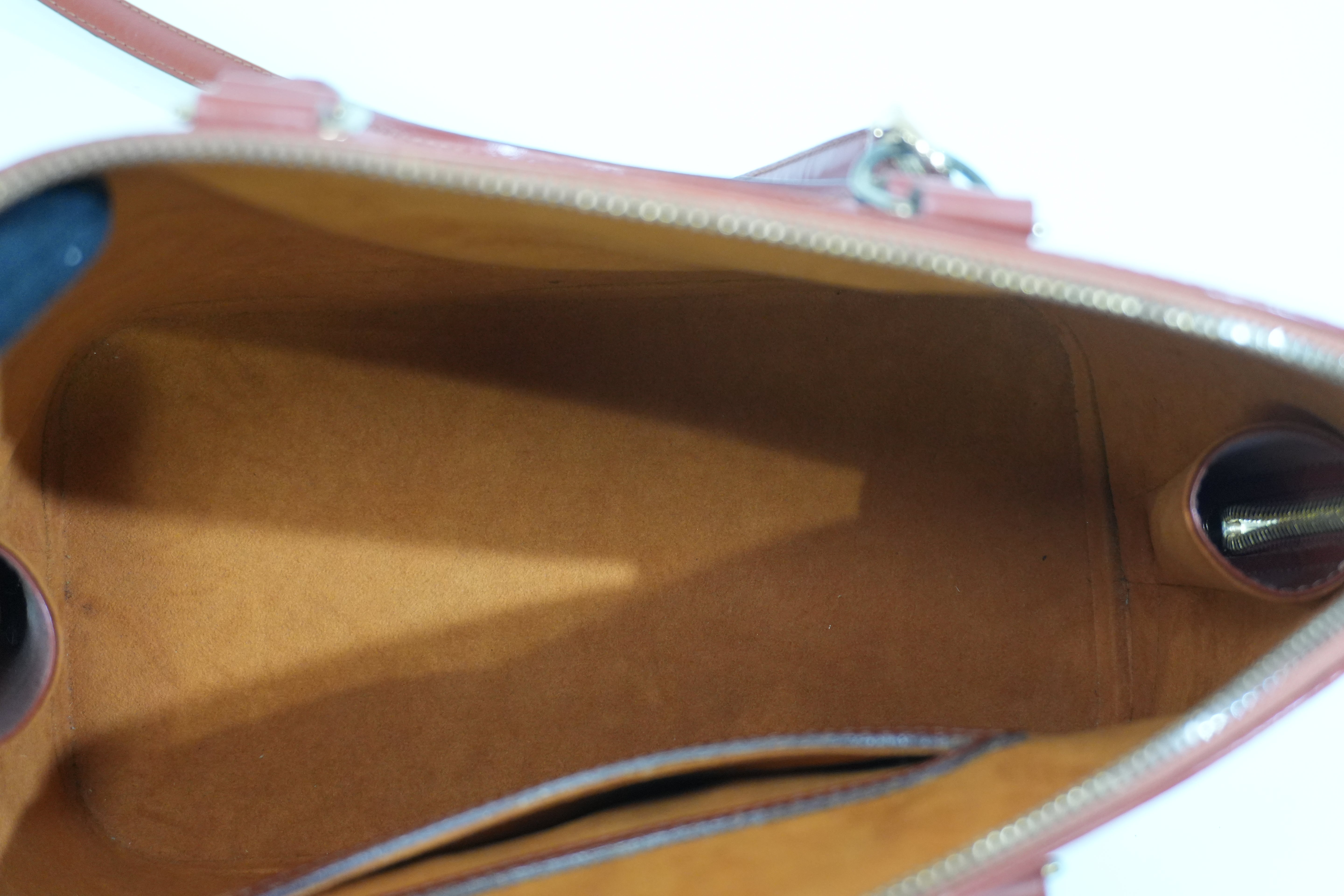 Pre-owned Louis Vuitton Epi Two Way Alma Shoulder Bag Brown