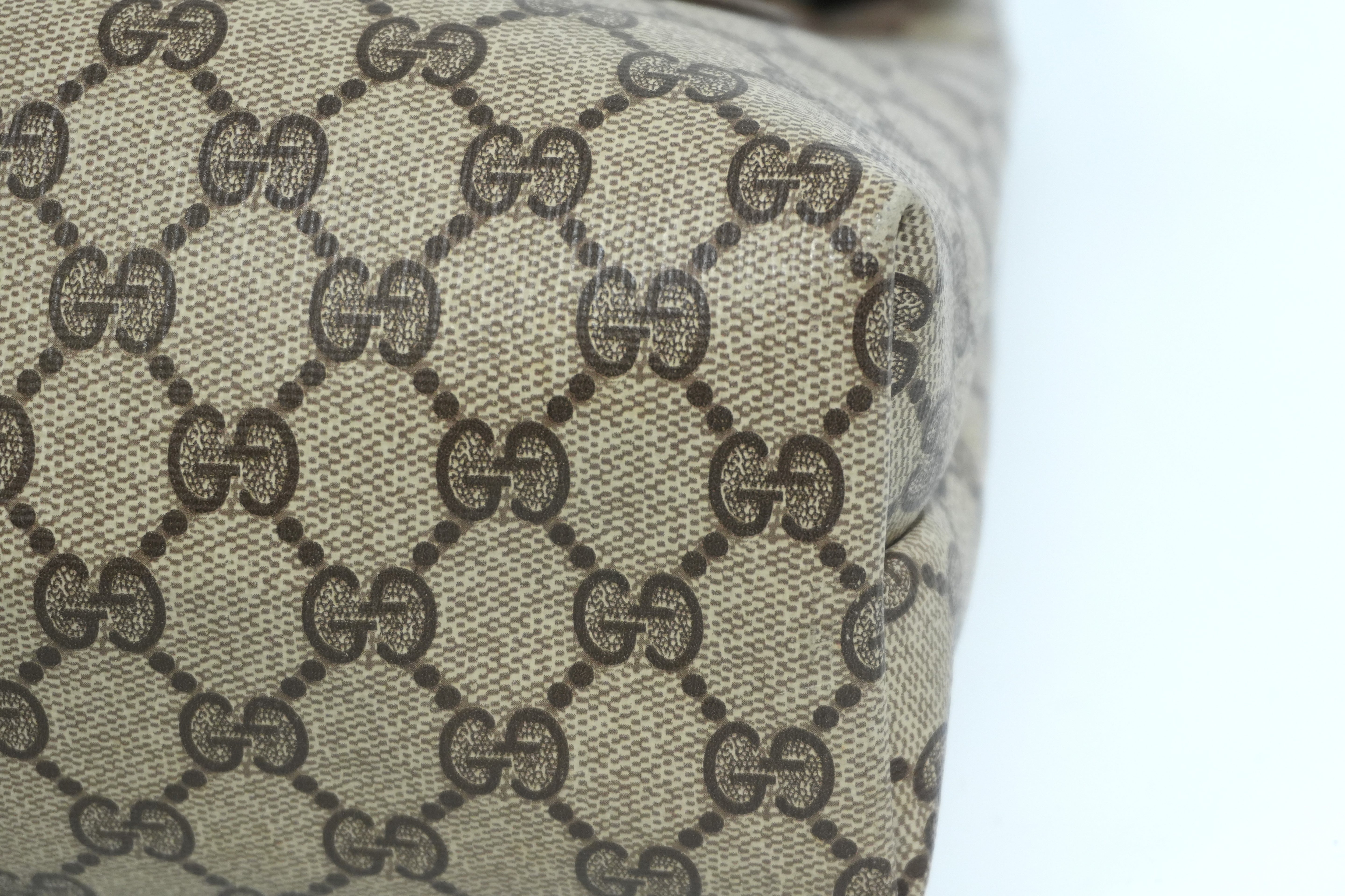 Pre-owned Gucci Ophidia Tote Bag Brown
