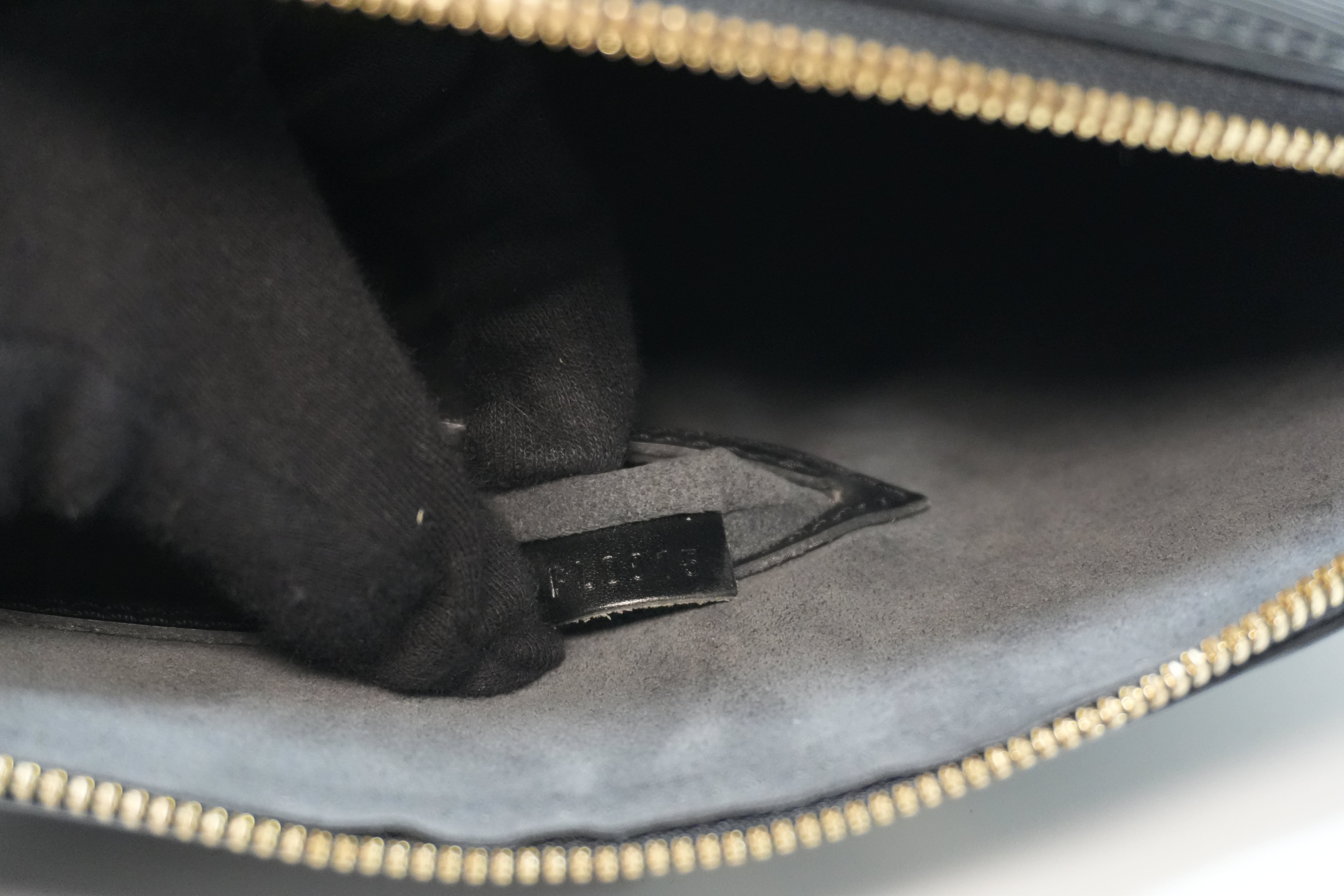 Louis Vuitton Epi Alma PM Handbag Black Used