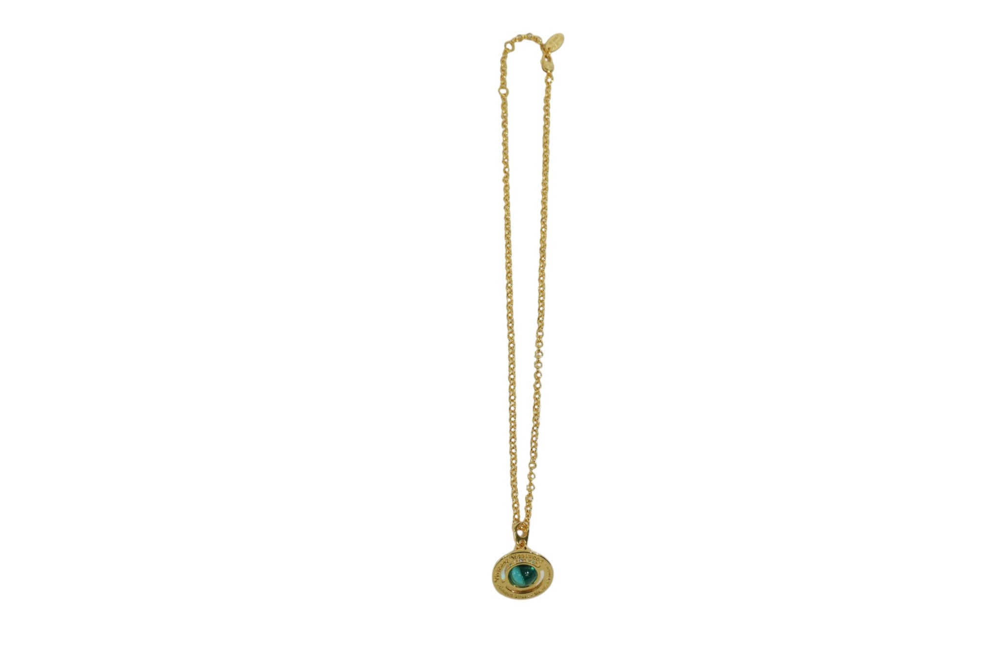 Pre-owned Vivienne Westwood Necklace Blue and Gold