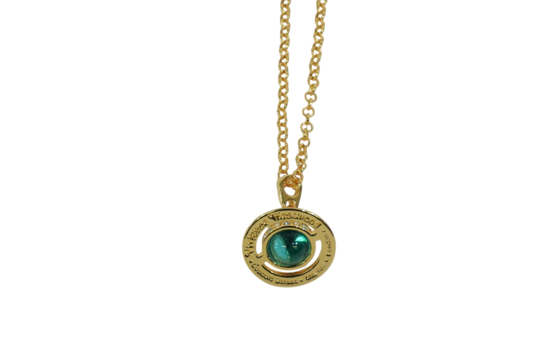 Pre-owned Vivienne Westwood Necklace Blue and Gold