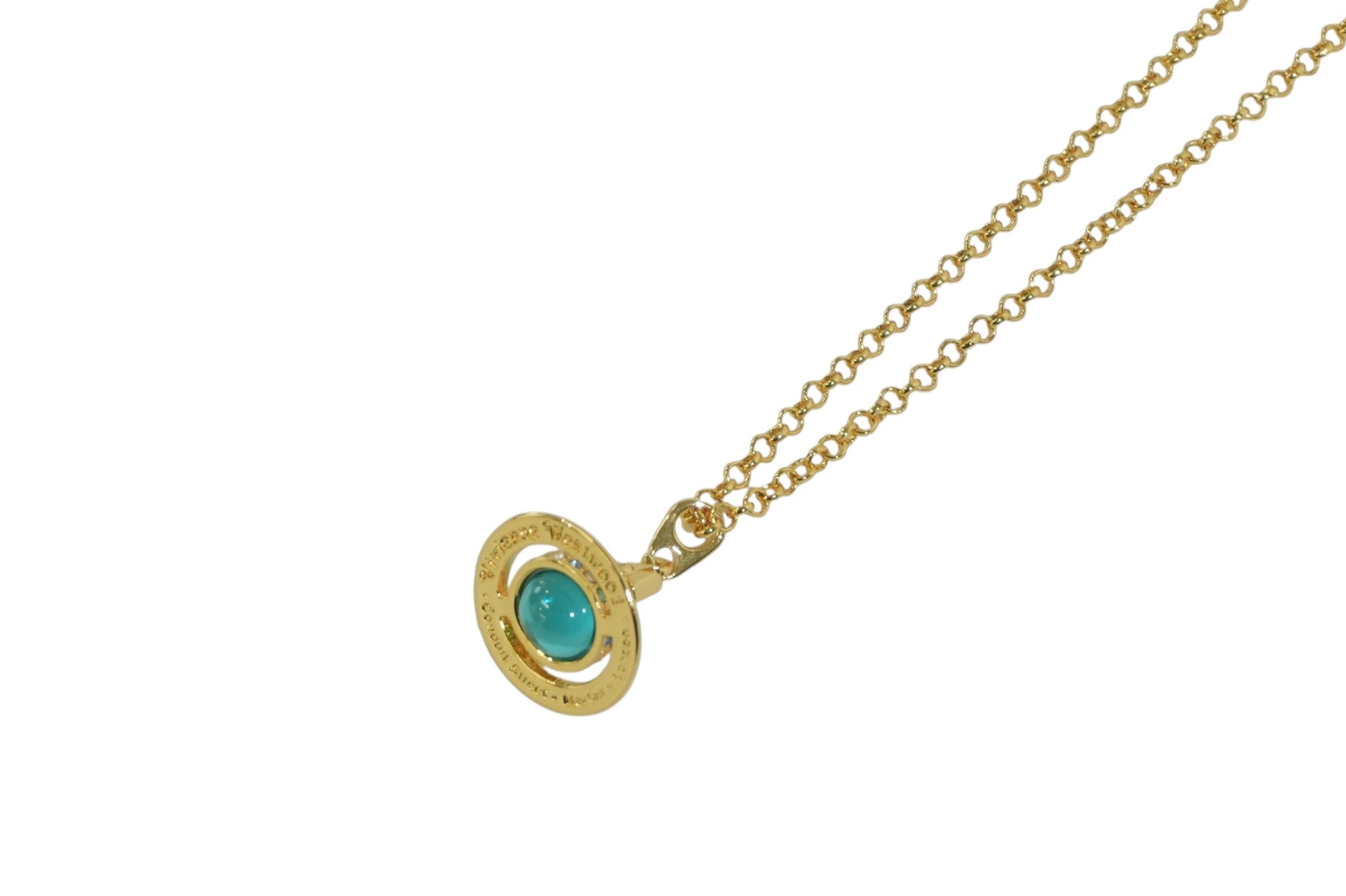 Pre-owned Vivienne Westwood Necklace Blue and Gold