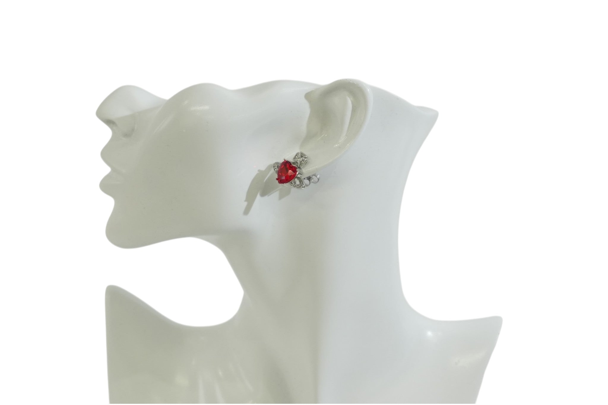 Pre-owned Vivienne Westwood Earrings Red and Silver