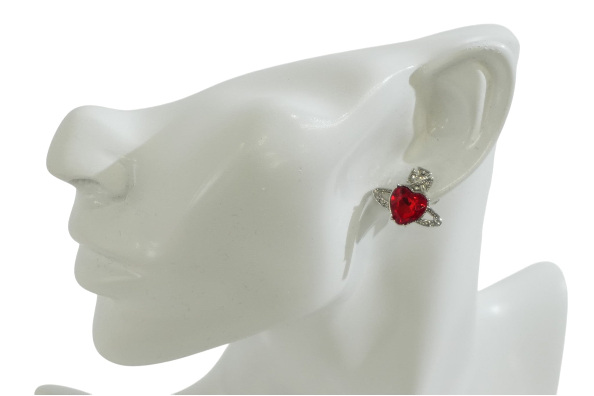 Pre-owned Vivienne Westwood Earrings Red and Silver
