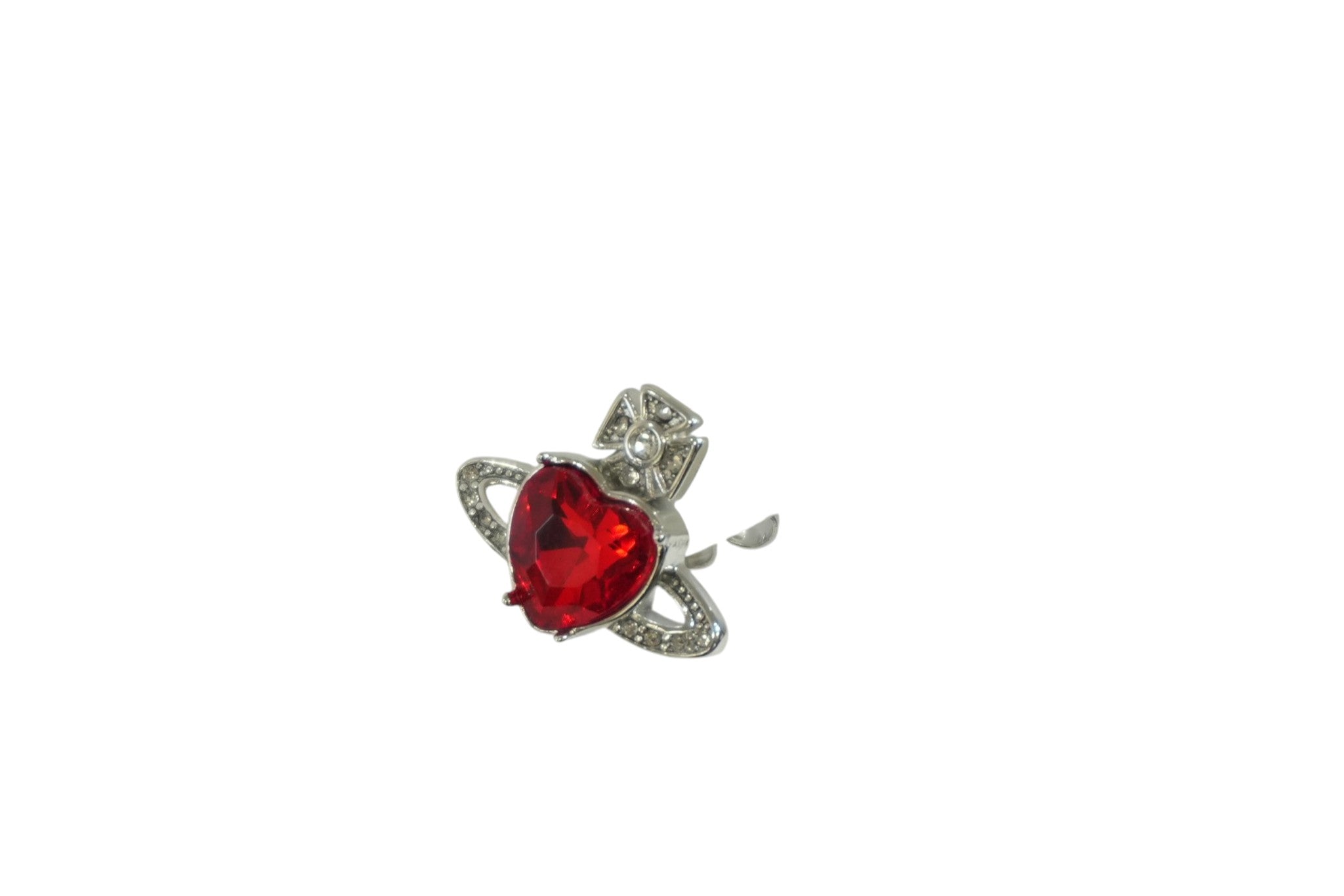 Pre-owned Vivienne Westwood Earrings Red and Silver