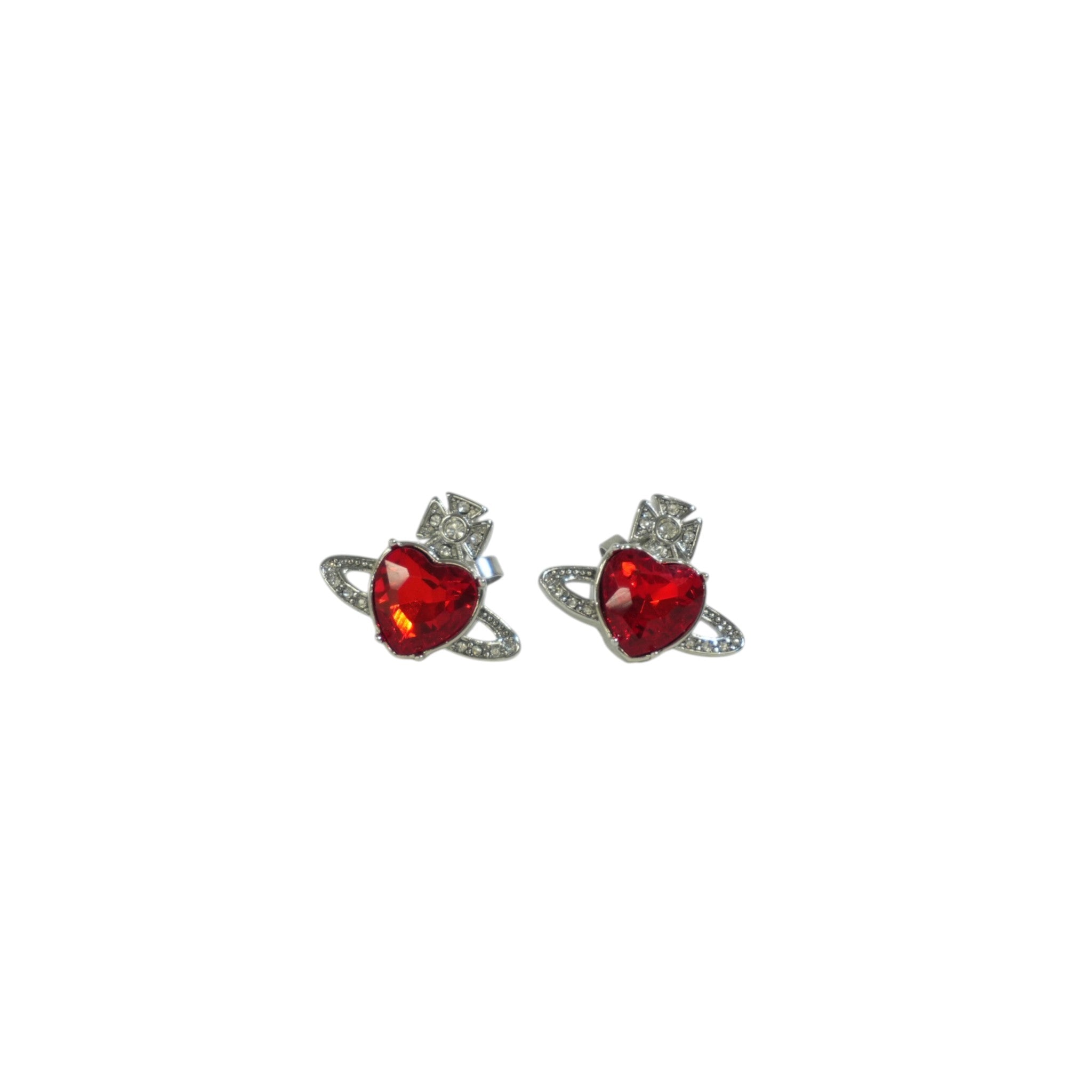 Pre-owned Vivienne Westwood Earrings Red and Silver