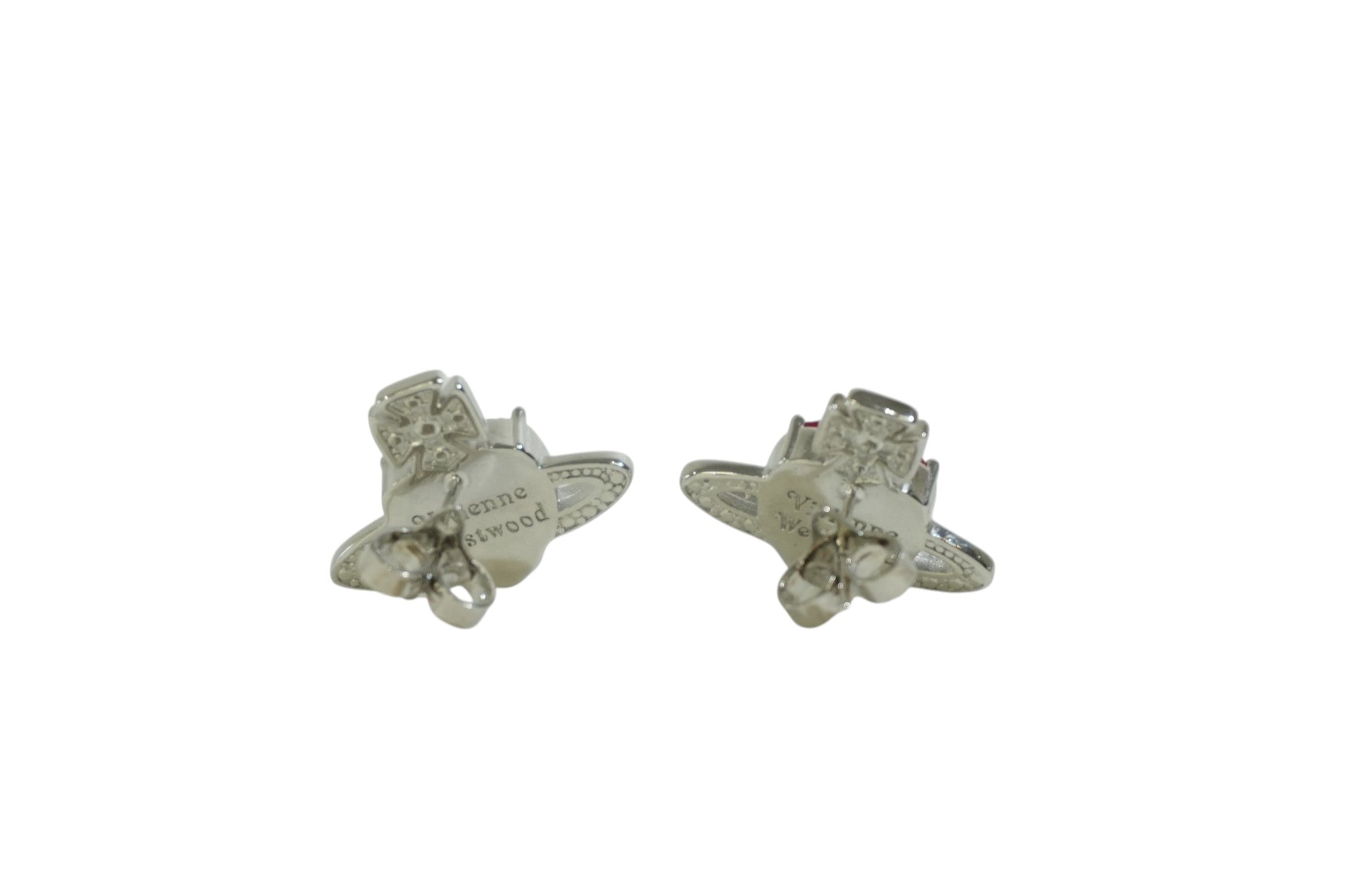 Pre-owned Vivienne Westwood Earrings Red and Silver