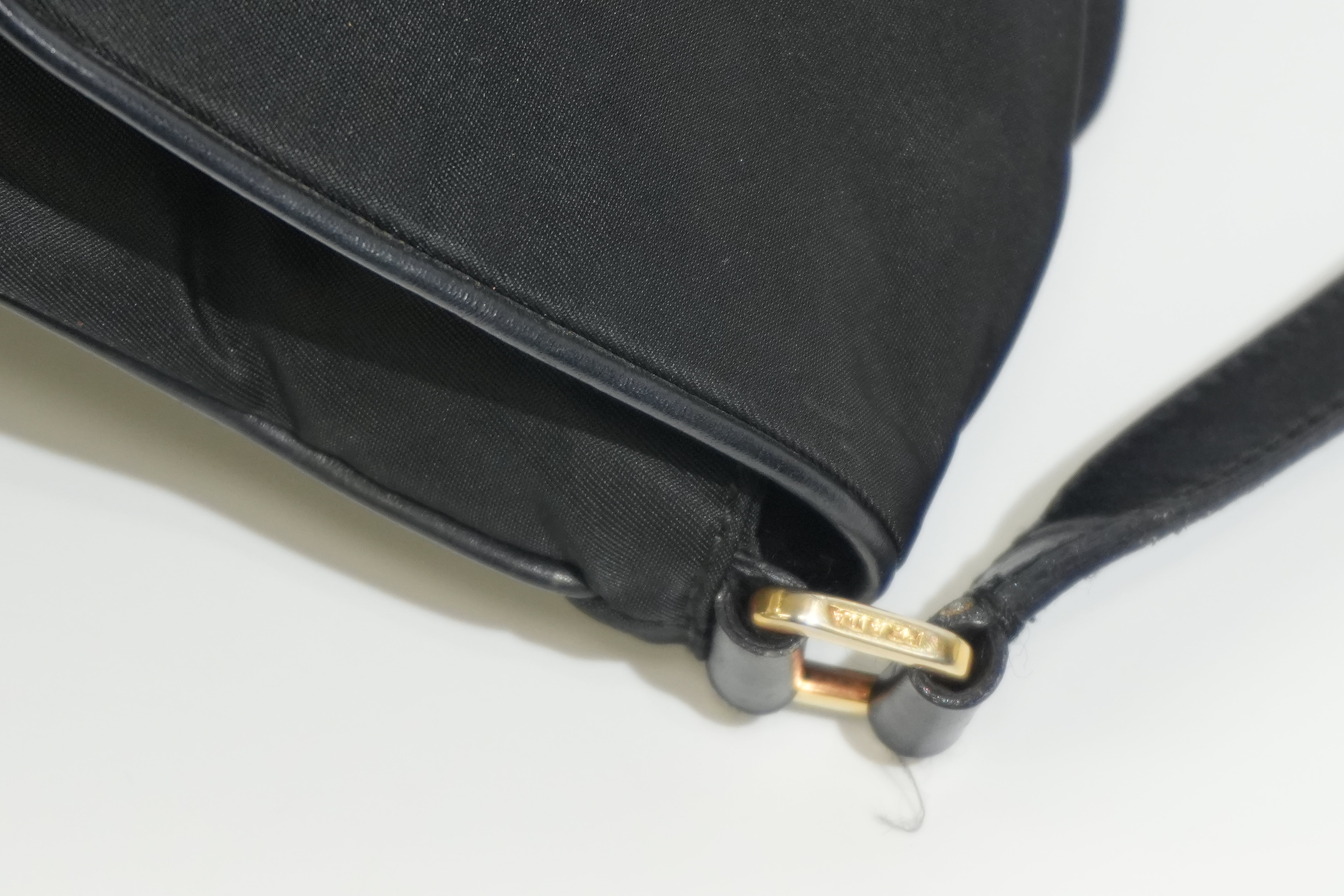 Pre-owned Prada Crossbody Navy Black
