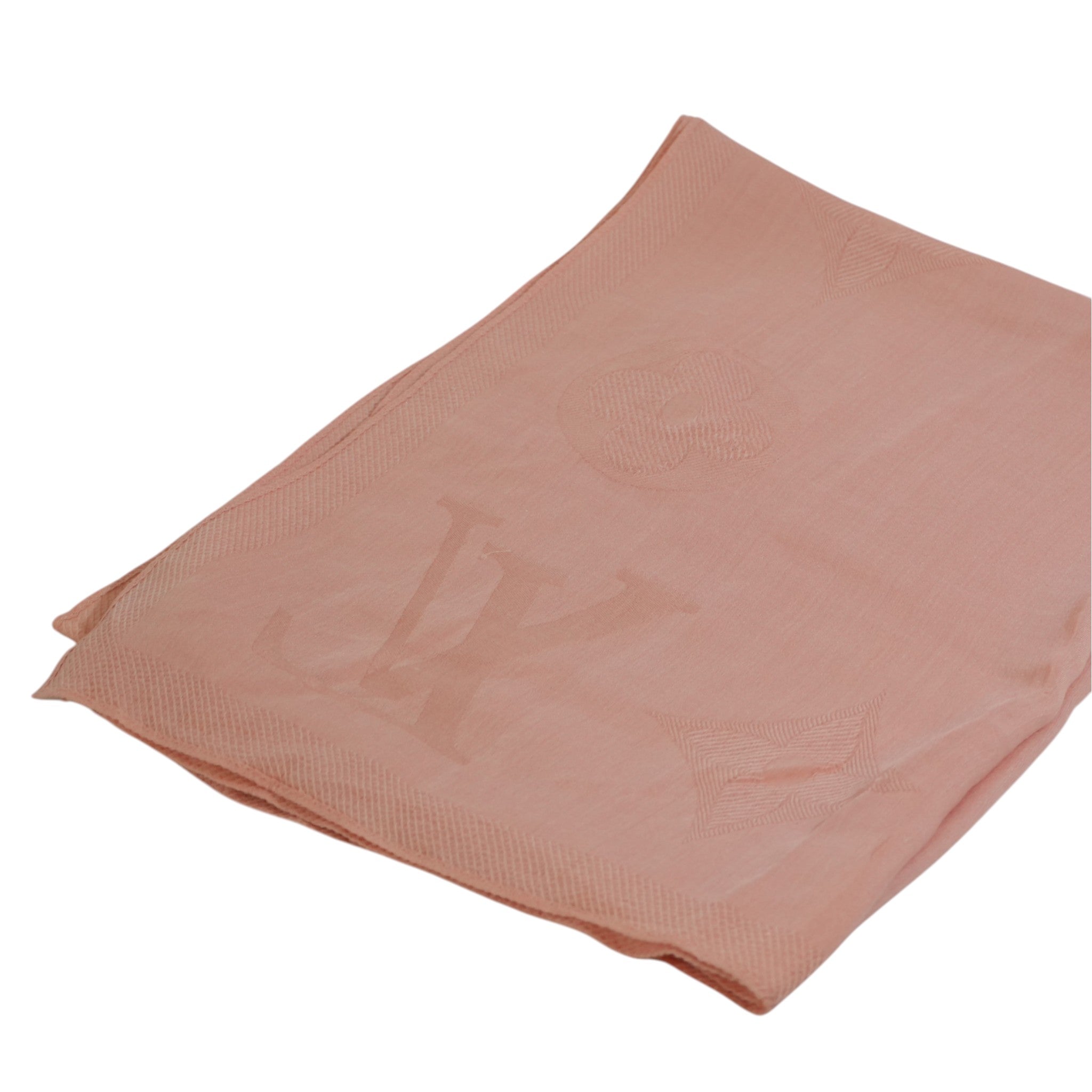 Pre-owned Louis Vuitton Shawl Pink