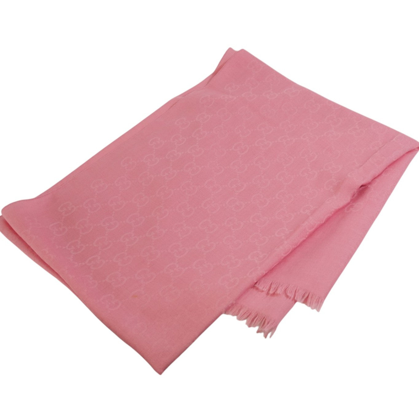 Pre-owned Gucci Scarf Pink