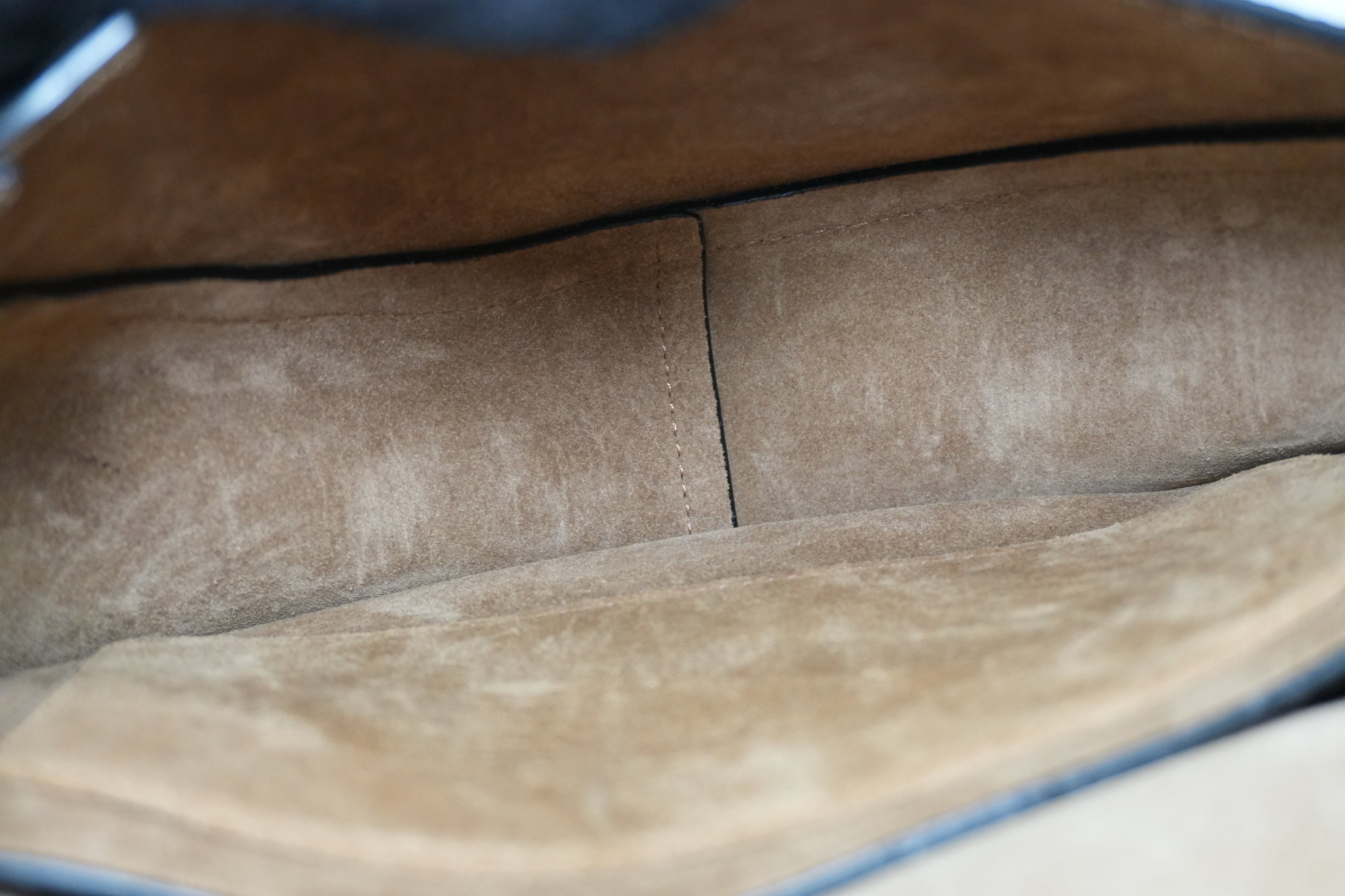 Pre-owned Loewe Gate Snakeskin Print Shoulder Bag Ivory