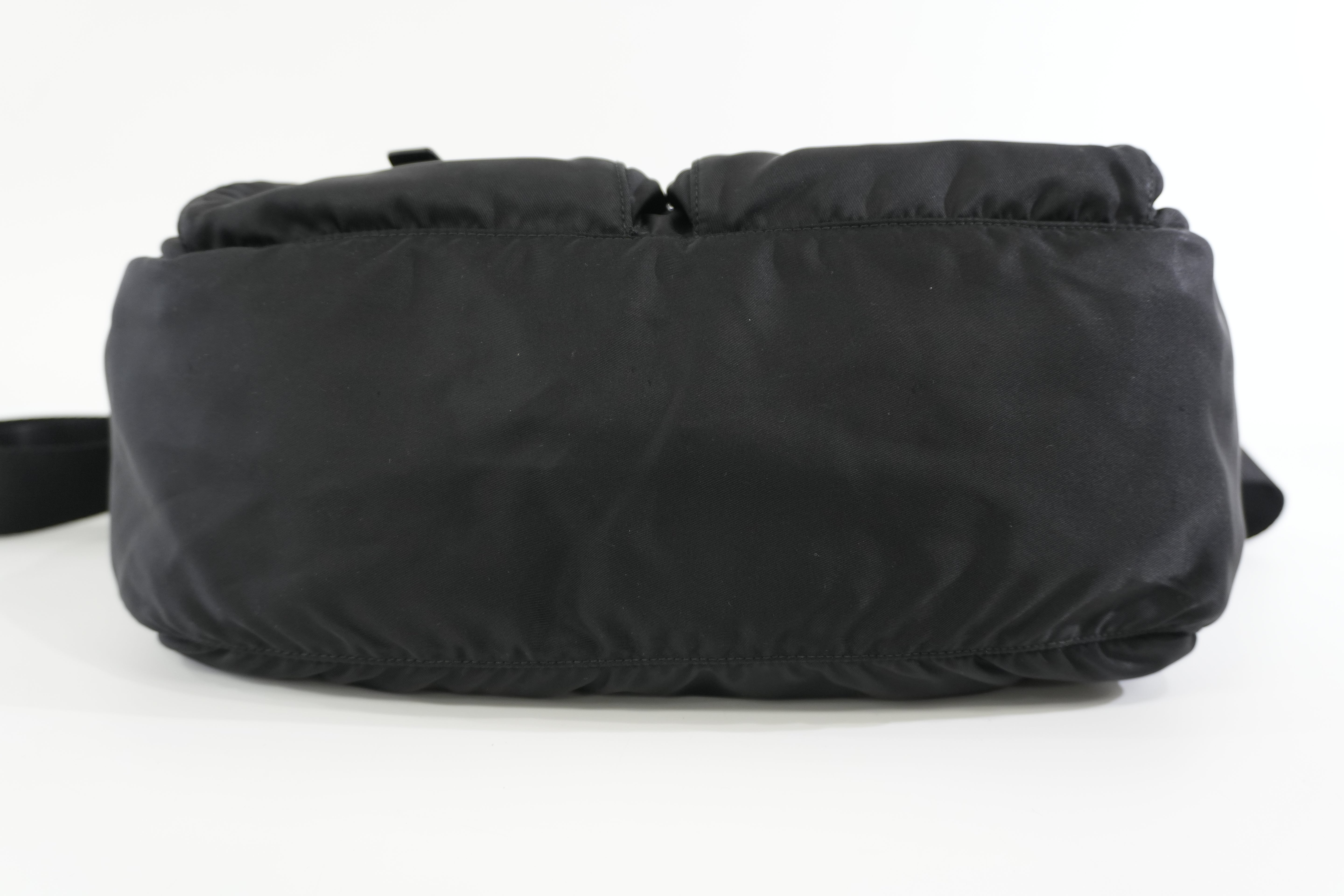 Pre-owned Prada Nylon Crossbody Bag Black