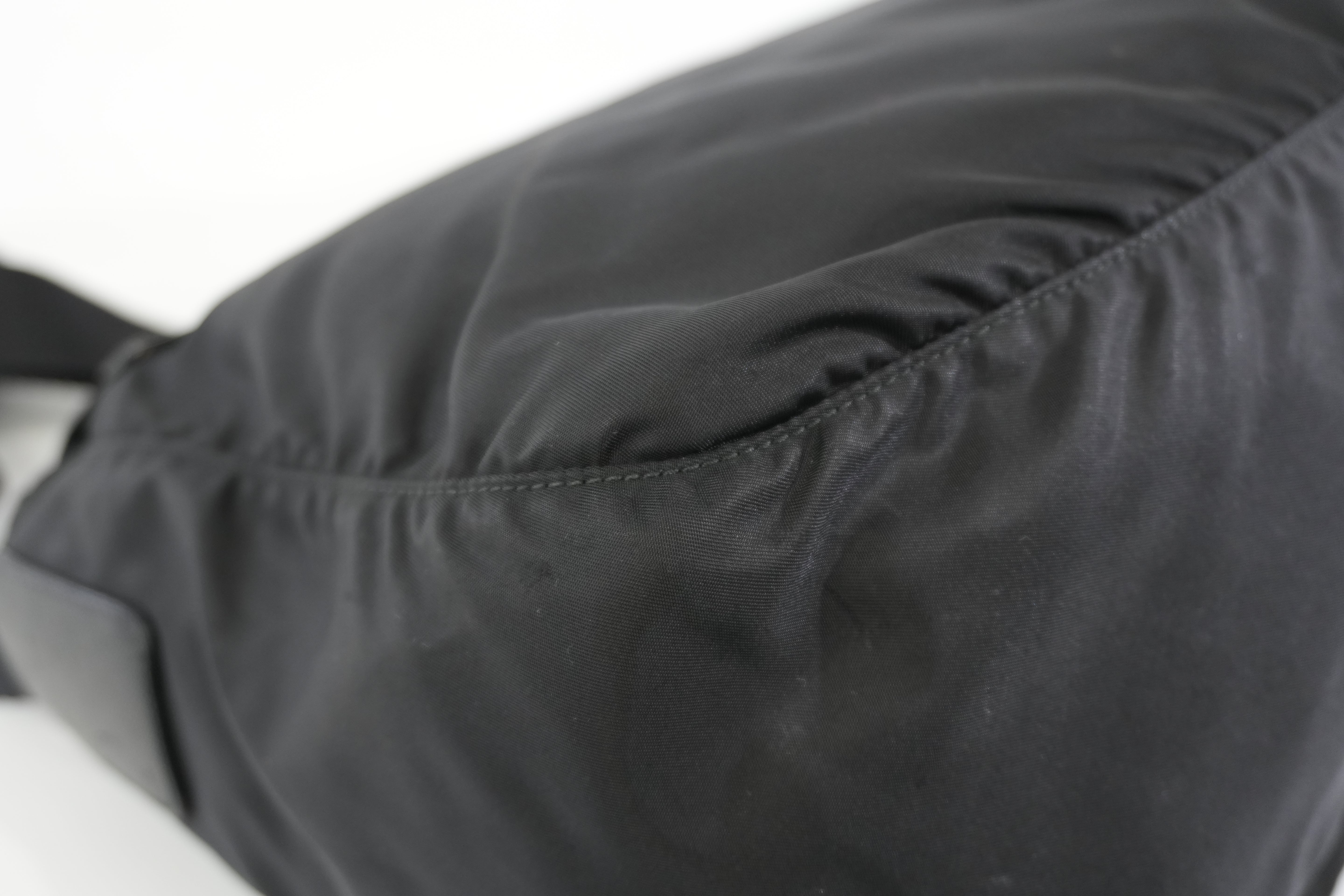 Pre-owned Prada Nylon Crossbody Bag Black