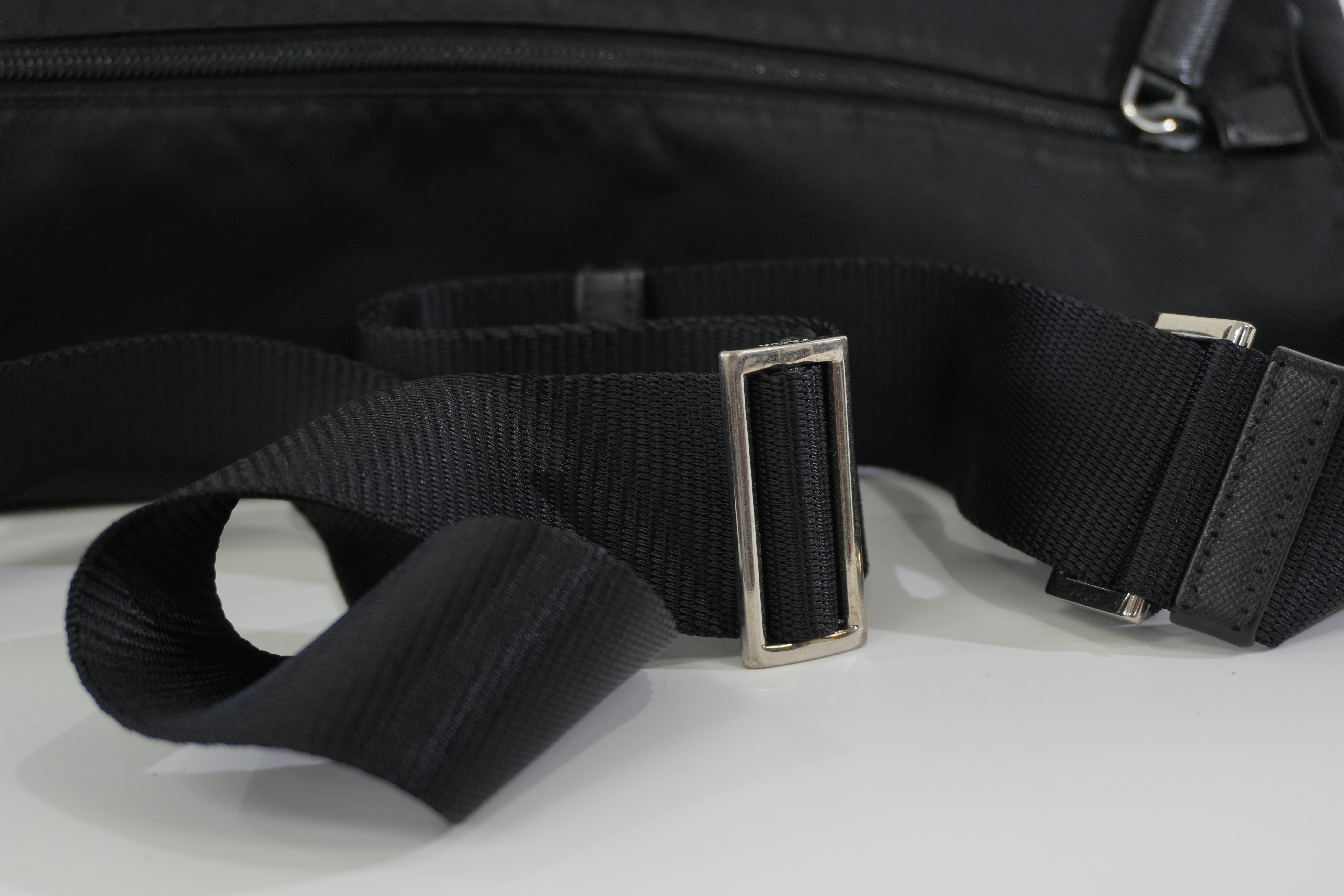 Pre-owned Prada Nylon Crossbody Bag Black