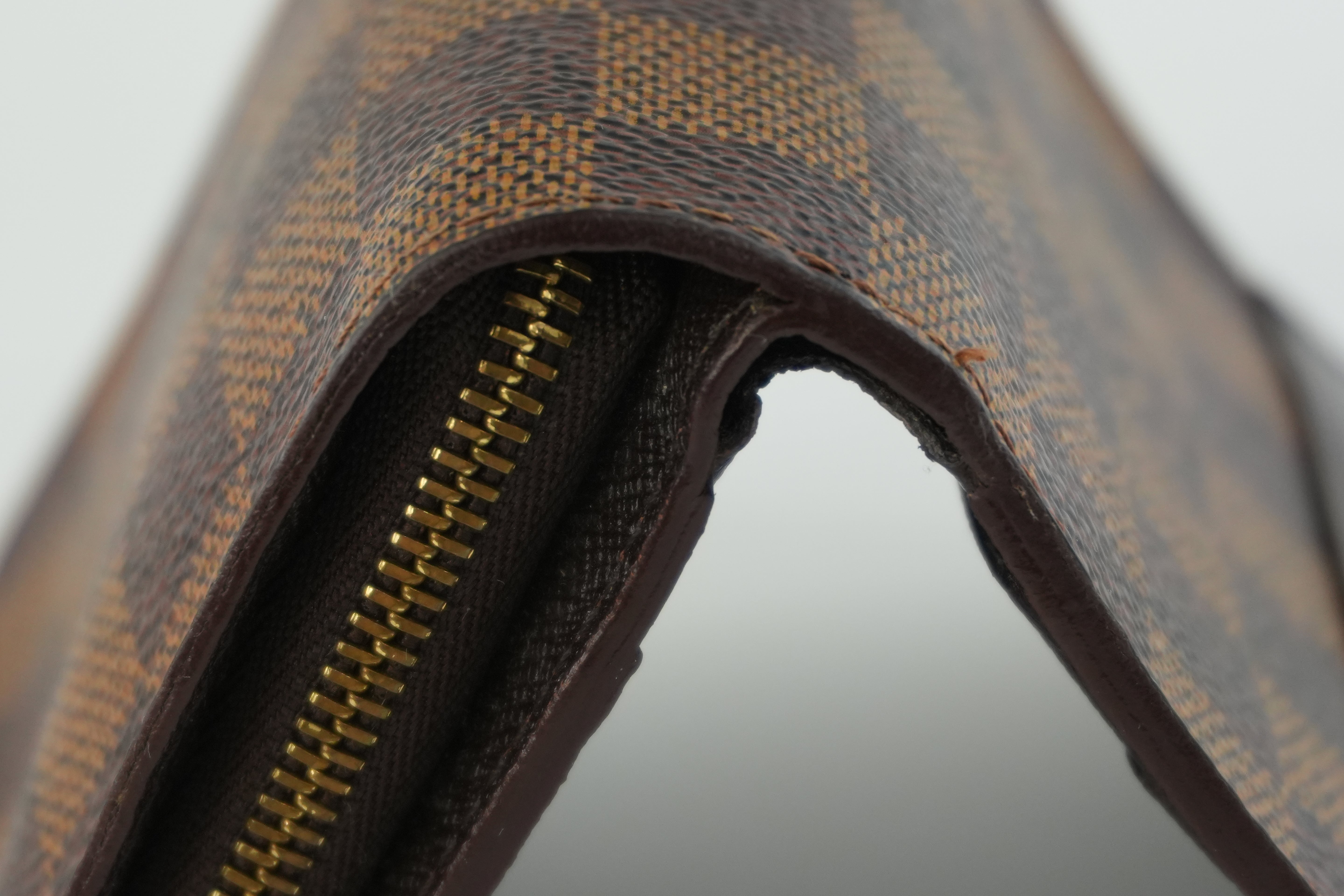 Louis Vuitton Damier Ebene Compact Wallet Used