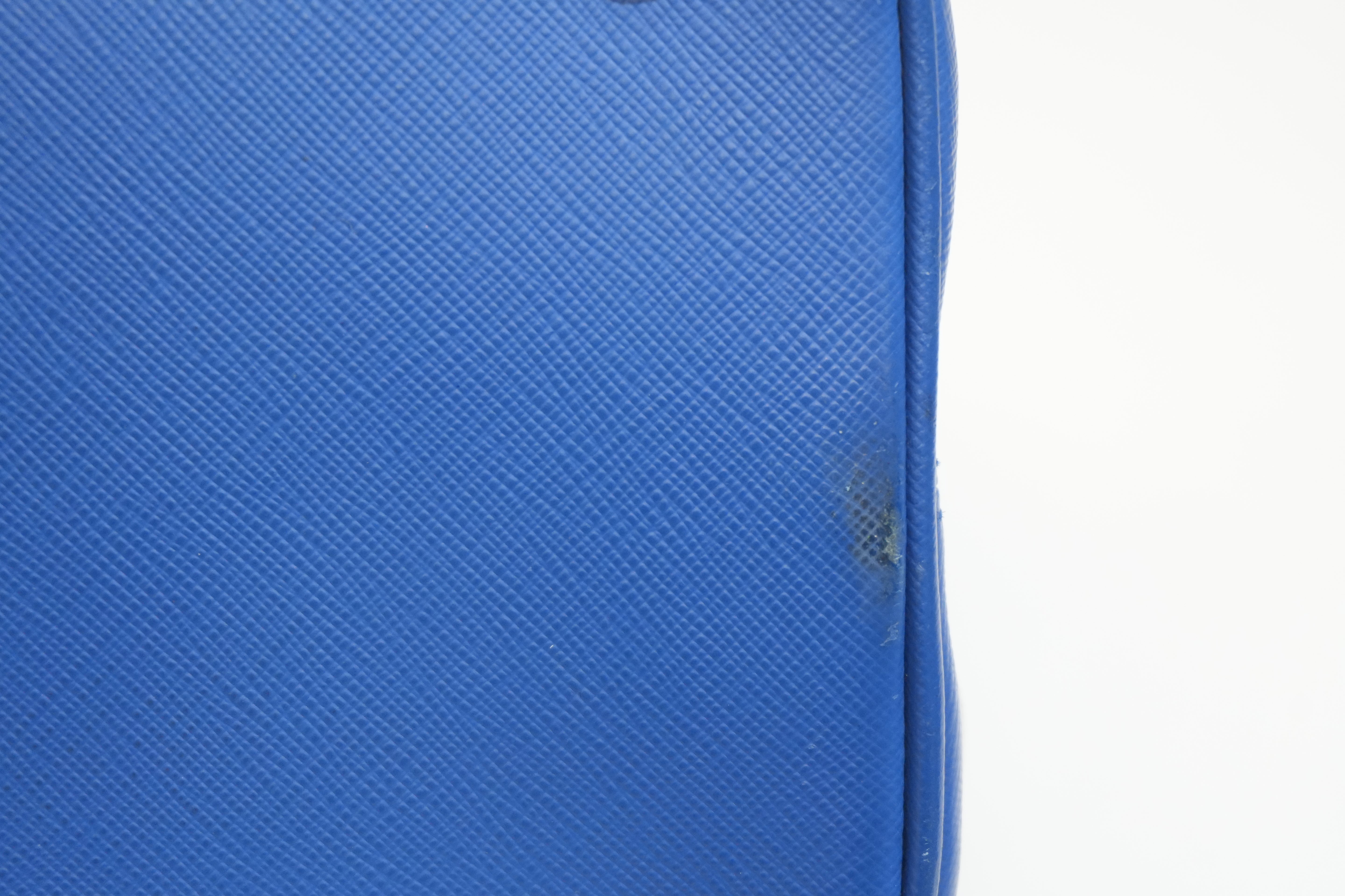 Pre-owned Prada Saffiano Two Way Shoulder Bag Blue
