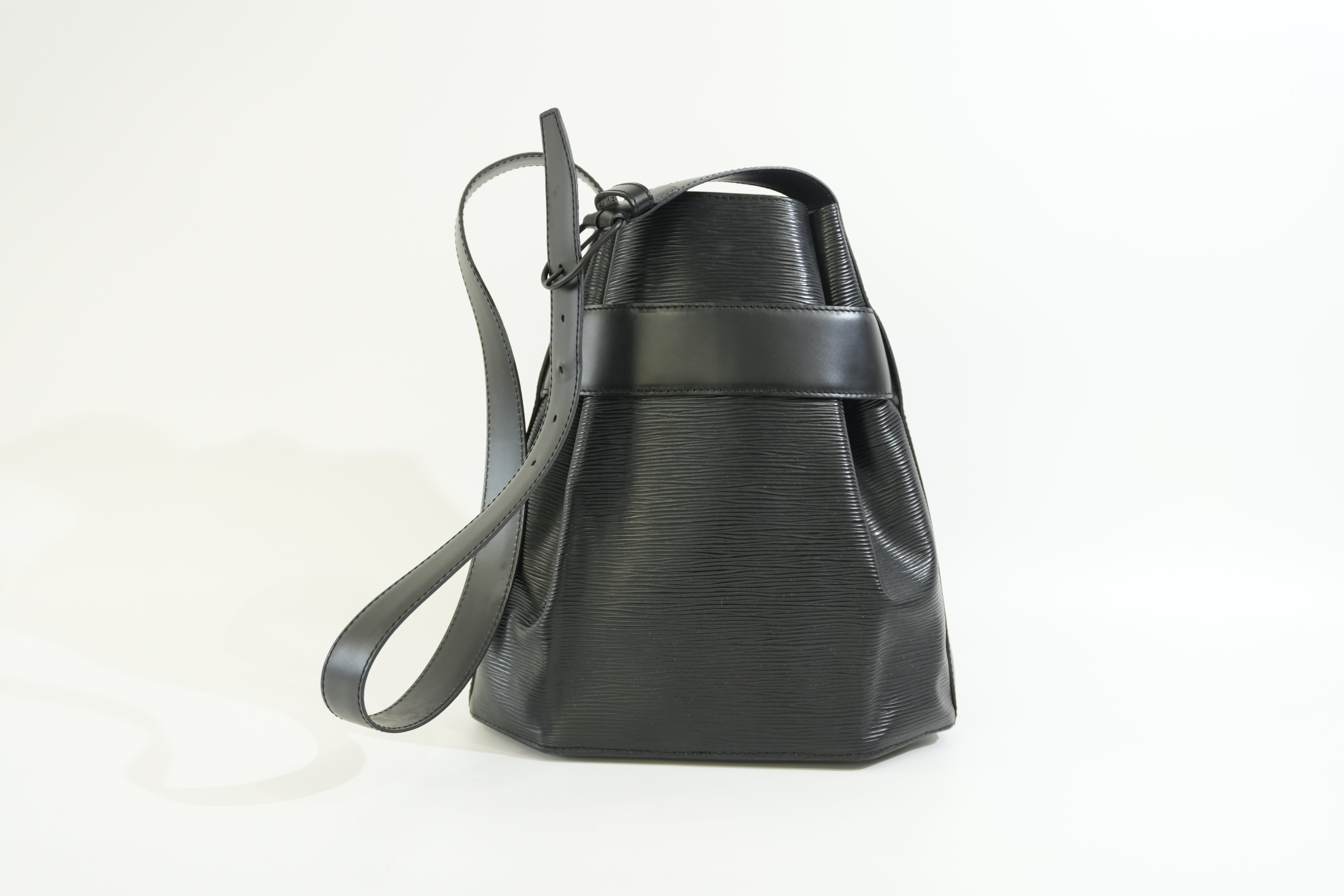 Pre-owned Louis Vuitton Epi Sac d'Epaule Shoulder Bag Black