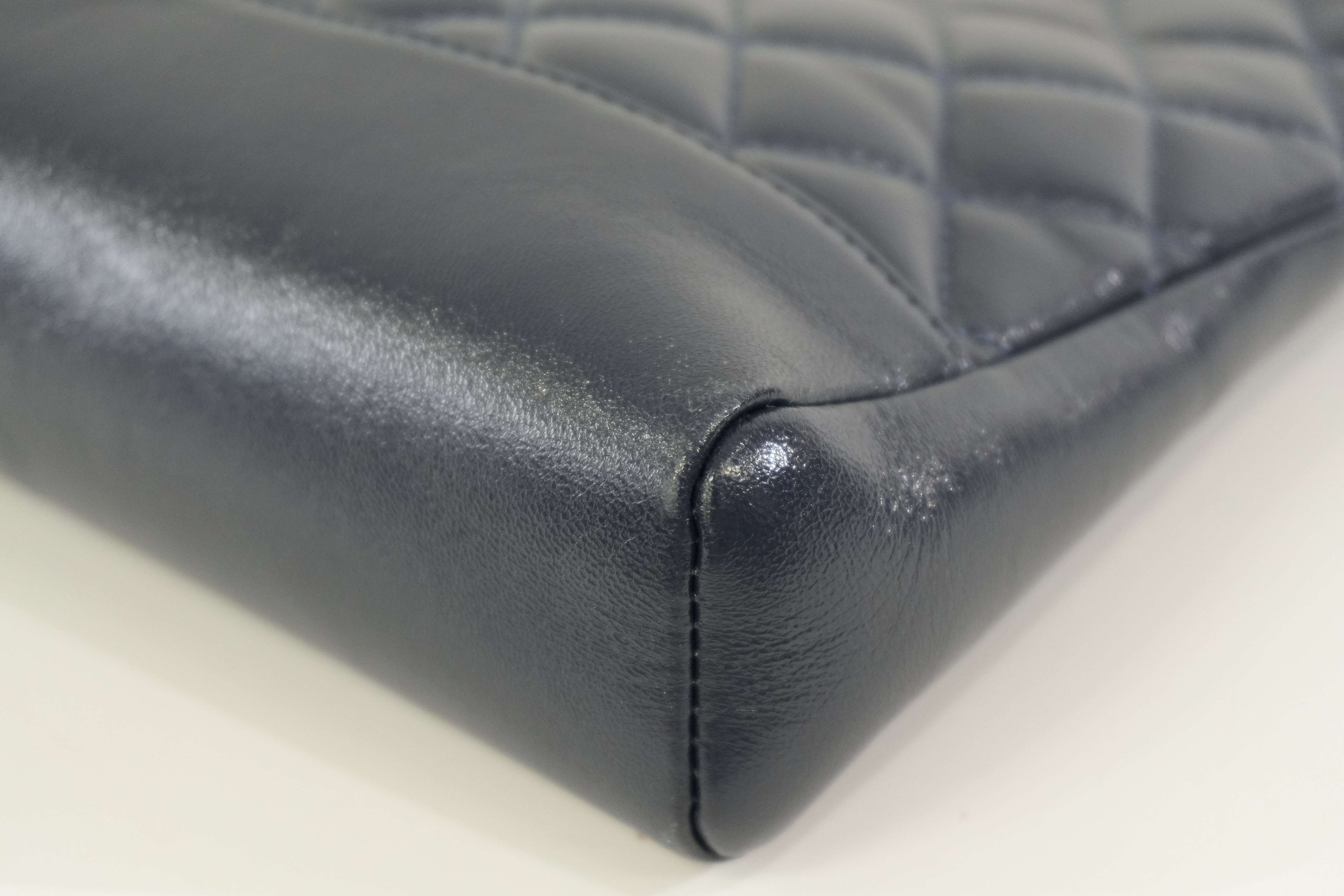 Pre-owned Chanel 31 Mini Shopping Shoulder Bag Blue