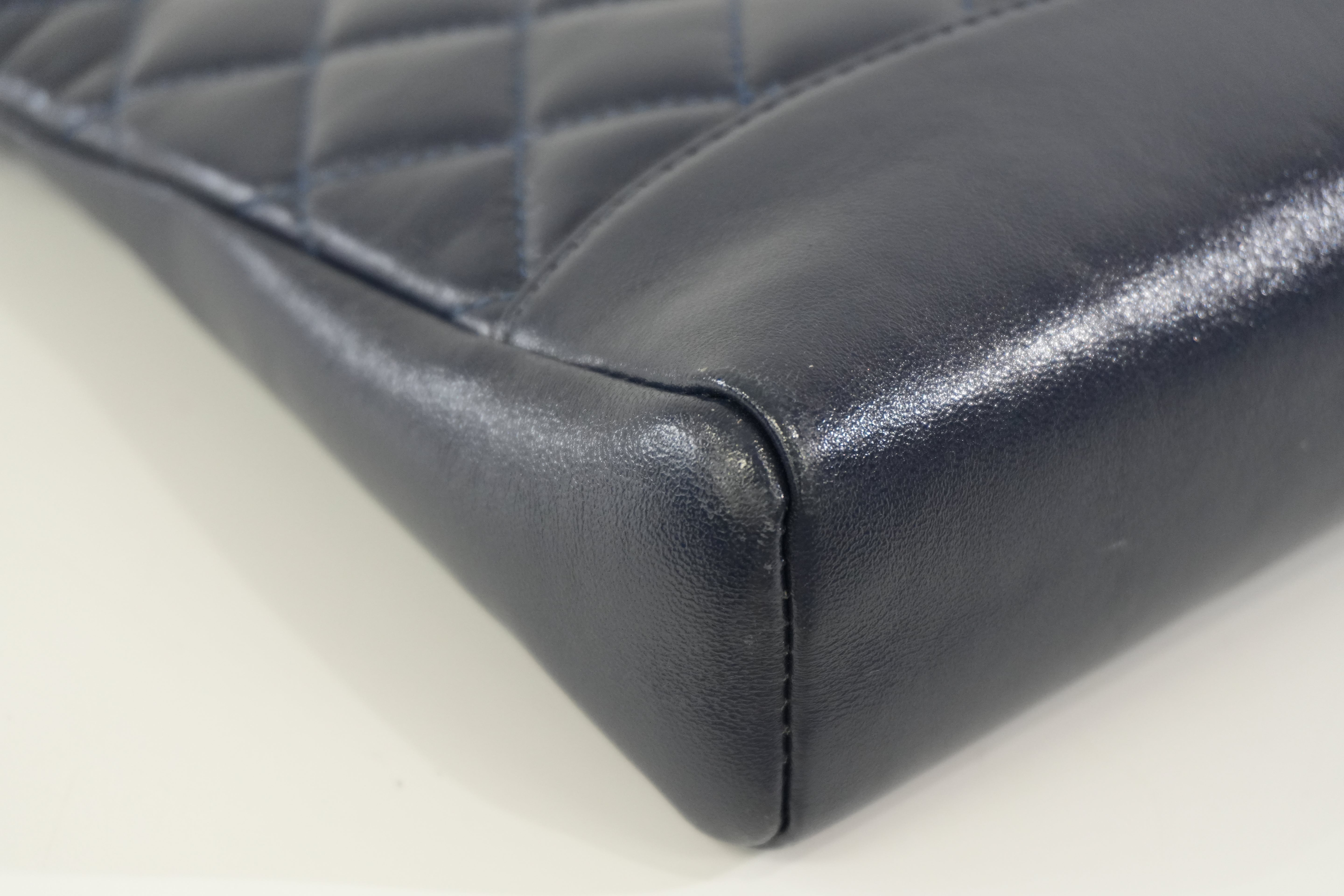 Pre-owned Chanel 31 Mini Shopping Shoulder Bag Blue